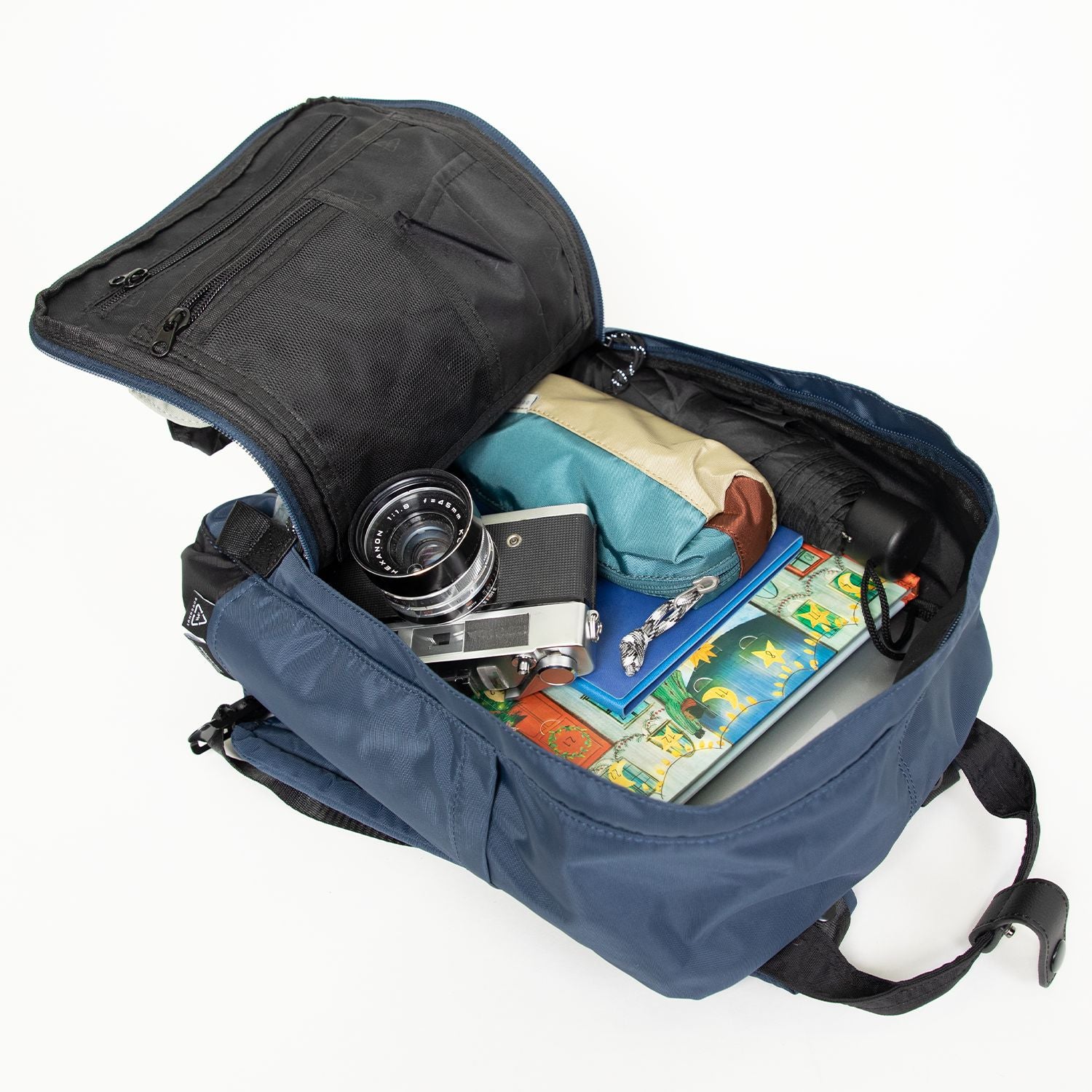 Doughnut Macaroon Go Wild Series Backpack -  Black X Navy