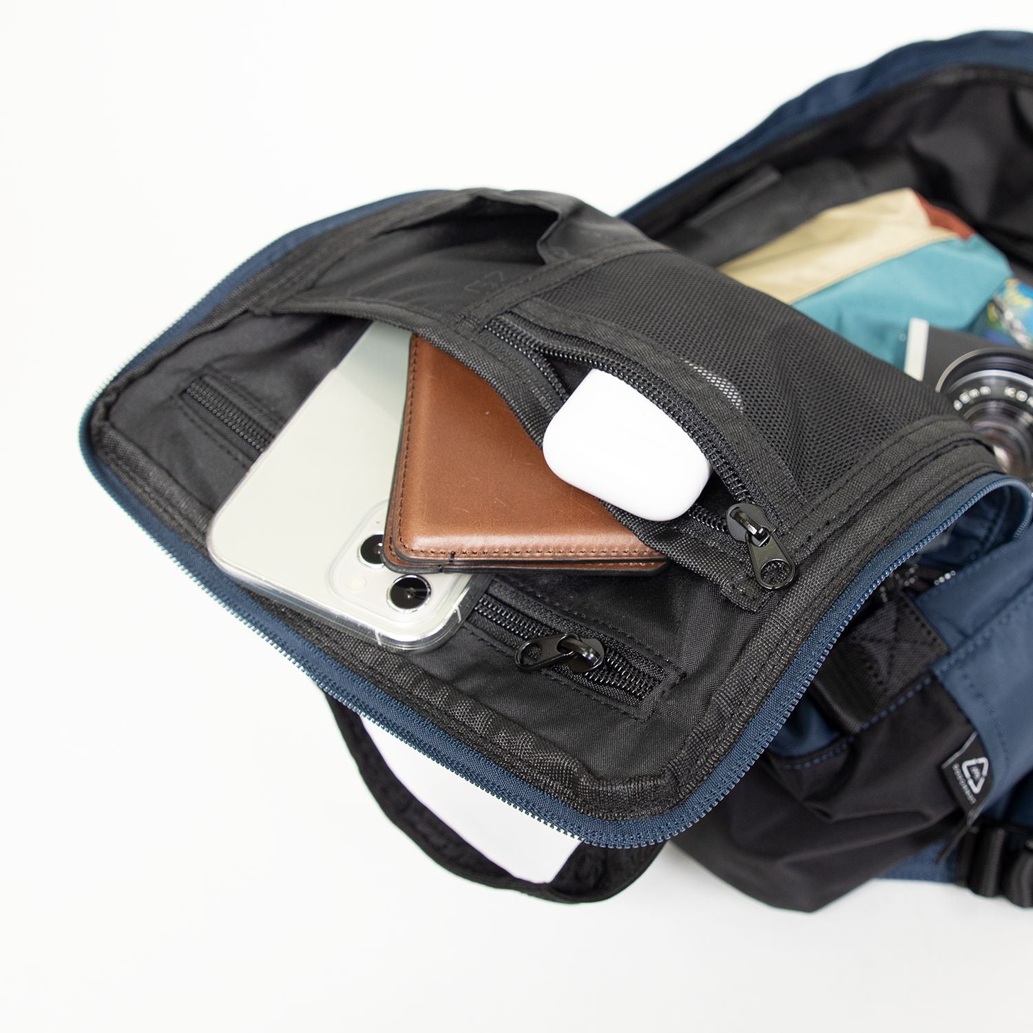 Doughnut Macaroon Go Wild Series Backpack -  Black X Navy