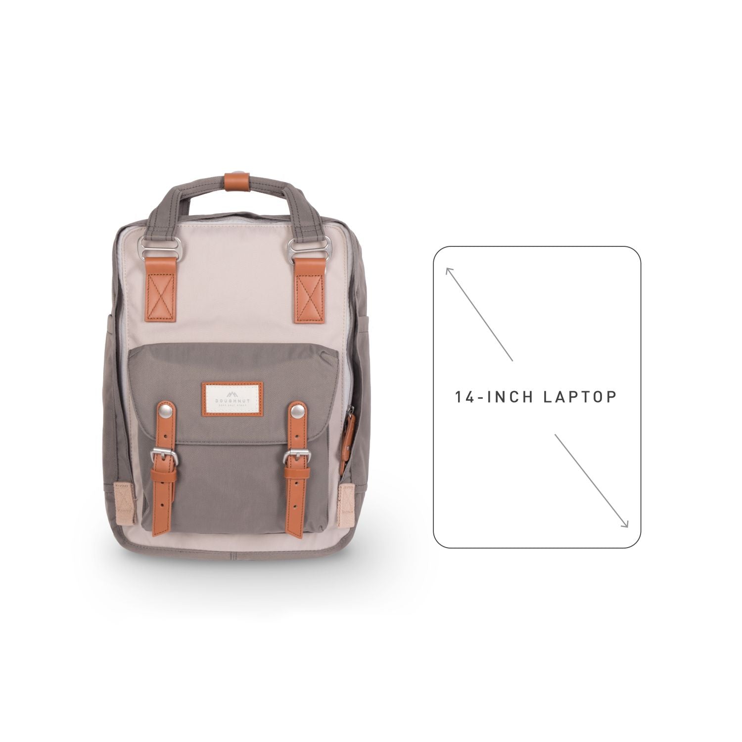 Doughnut Macaroon - Ivory X Light Grey