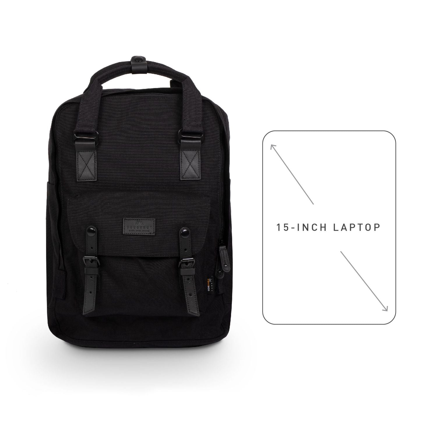 Doughnut Macaroon Large Cordura Black Series Backpack - Black