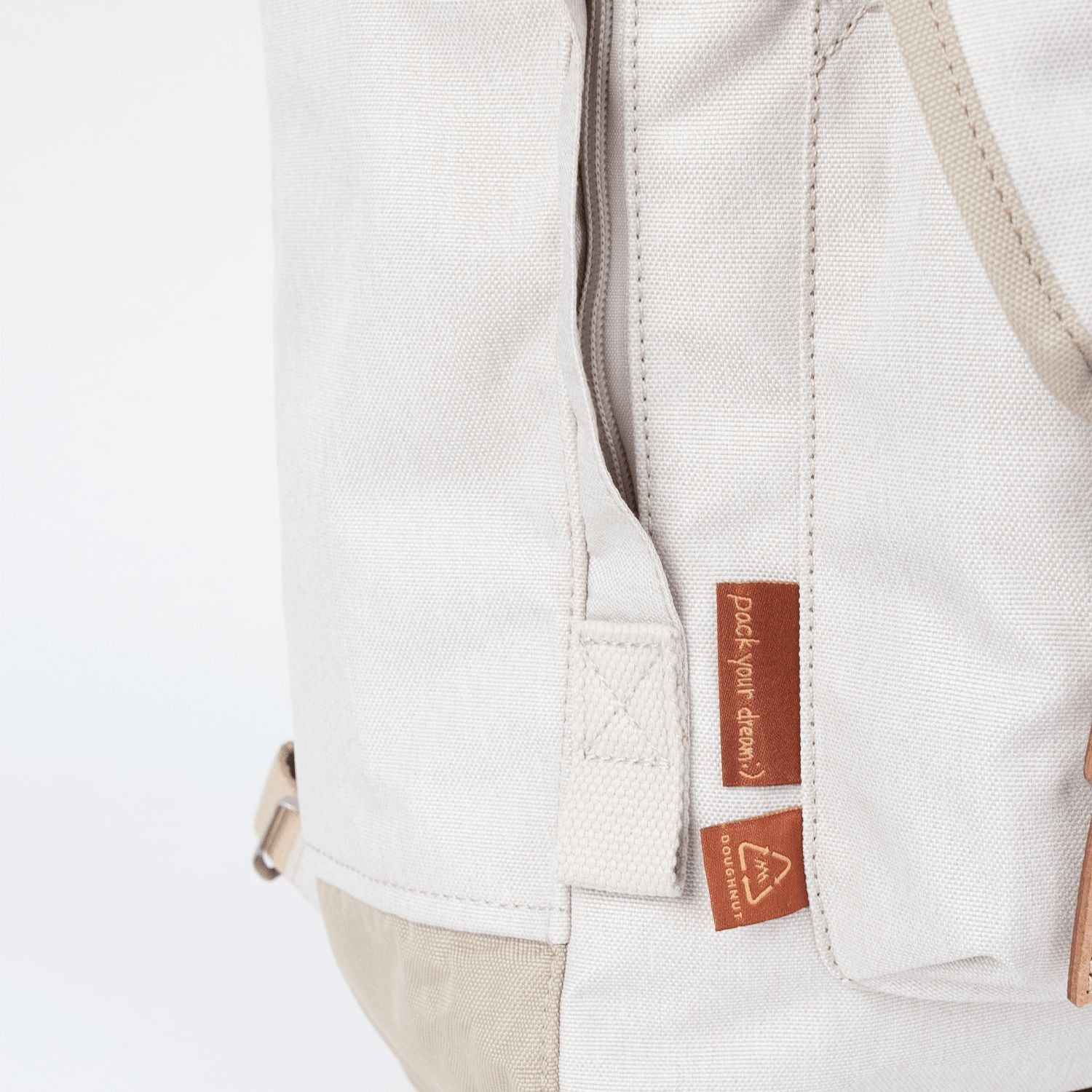 Doughnut Macaroon Large Happy Camper Series Backpack - Ivory