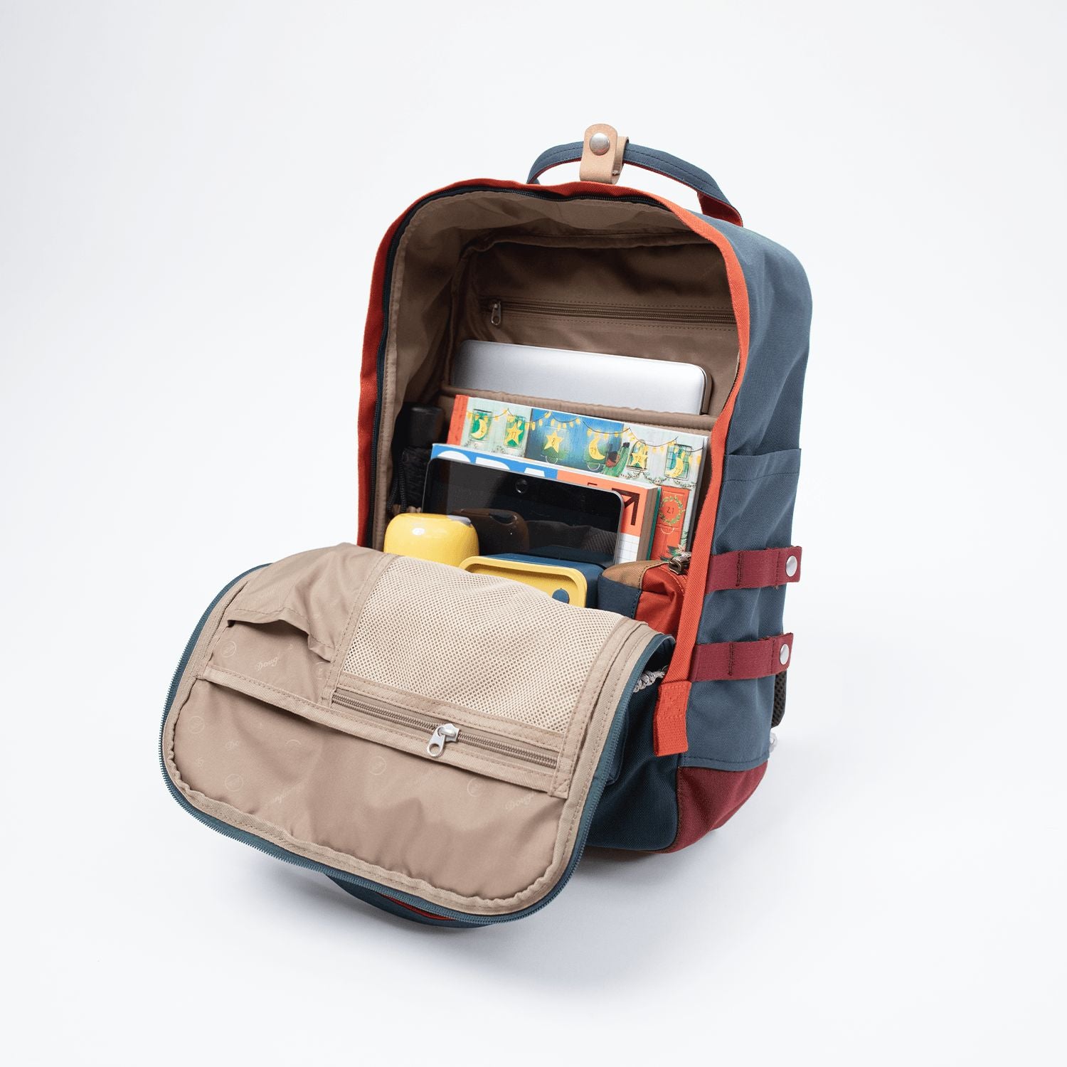Doughnut Macaroon Large Happy Camper Series Backpack -  Lake