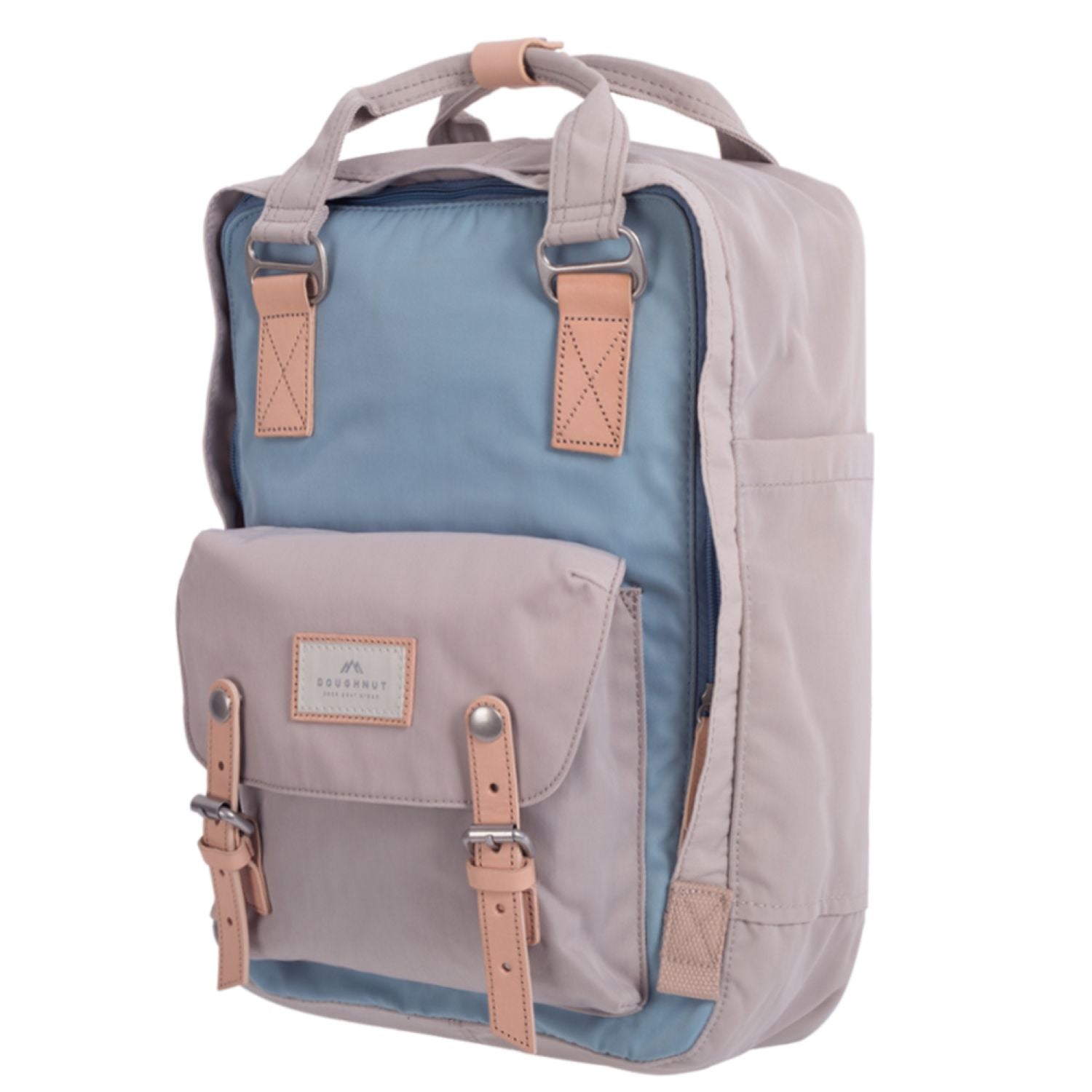 Doughnut Macaroon - Light Blue X Ivory