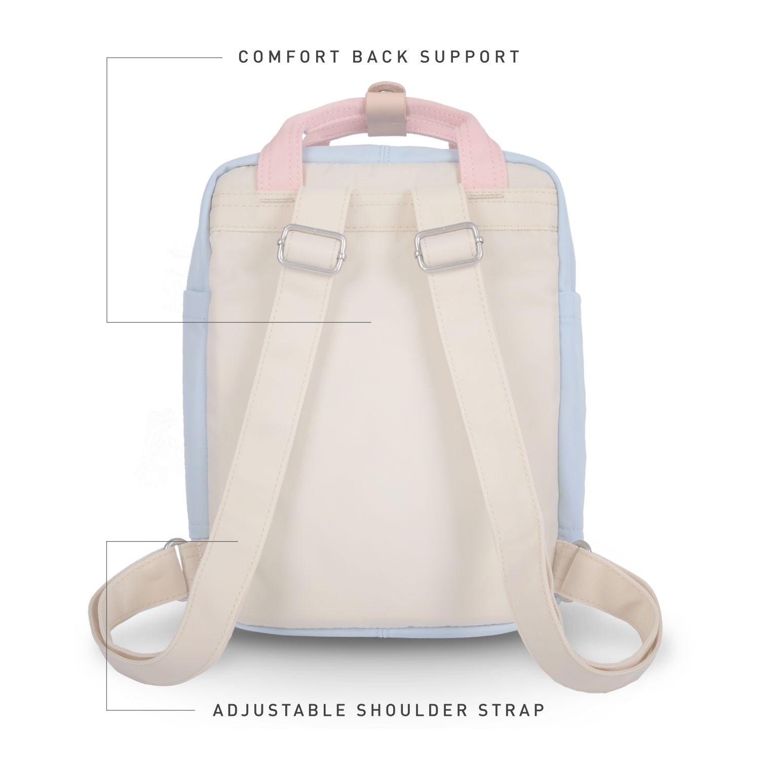 Doughnut Macaroon Mini - Cream X Iceberg X Sakura