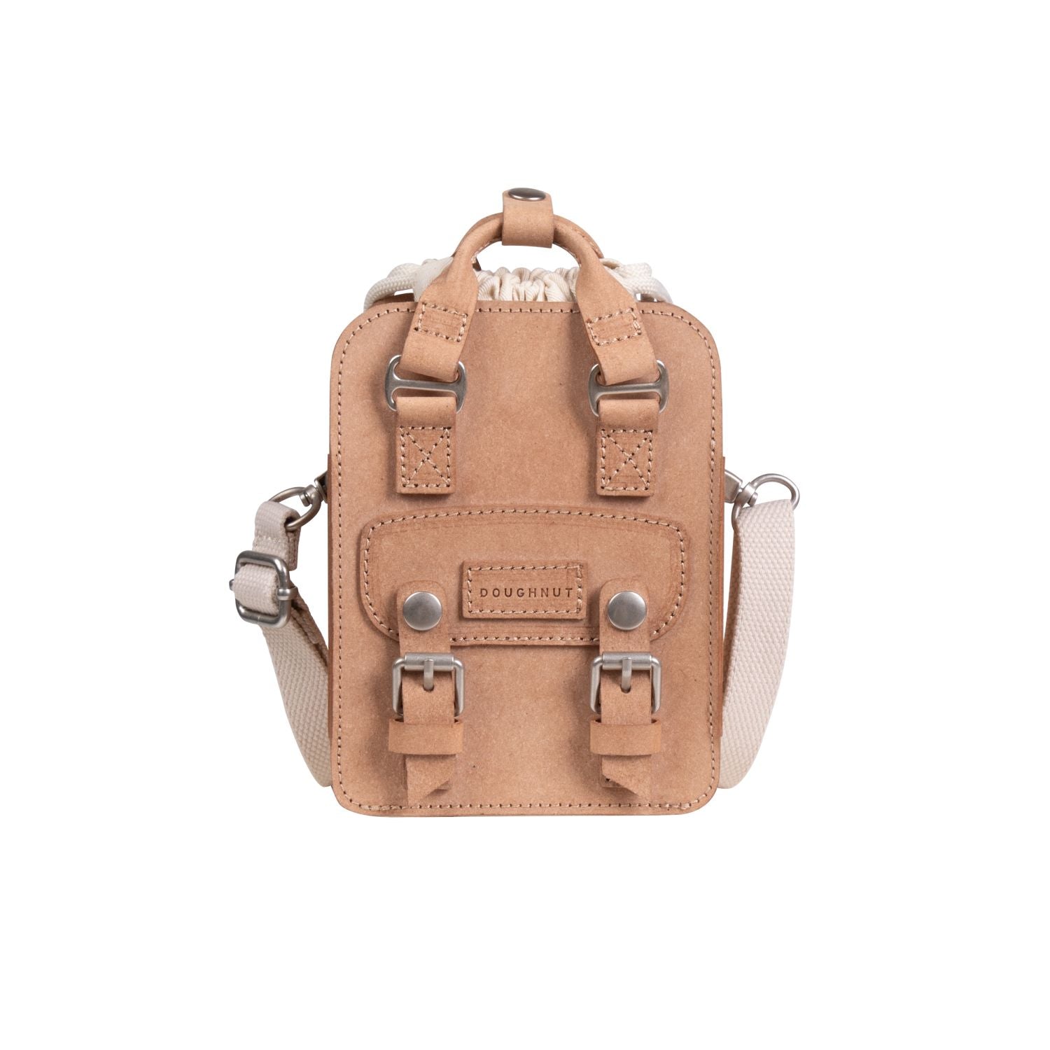 Doughnut Macaroon Tiny Bucket Organic Cotton Series - Beige