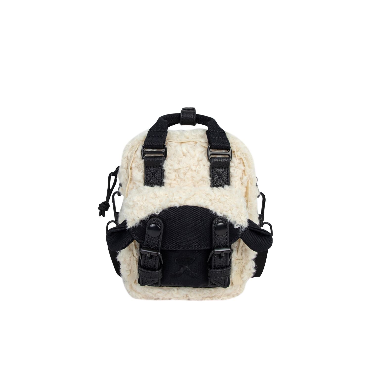 Doughnut Macaroon Tiny Crossbody Fairies And Friends Series - White X Black