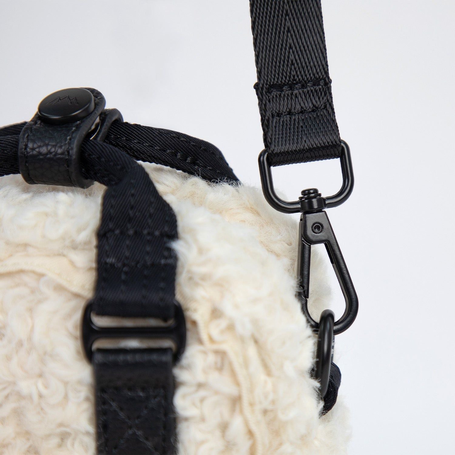 Doughnut Macaroon Tiny Crossbody Fairies And Friends Series - White X Black