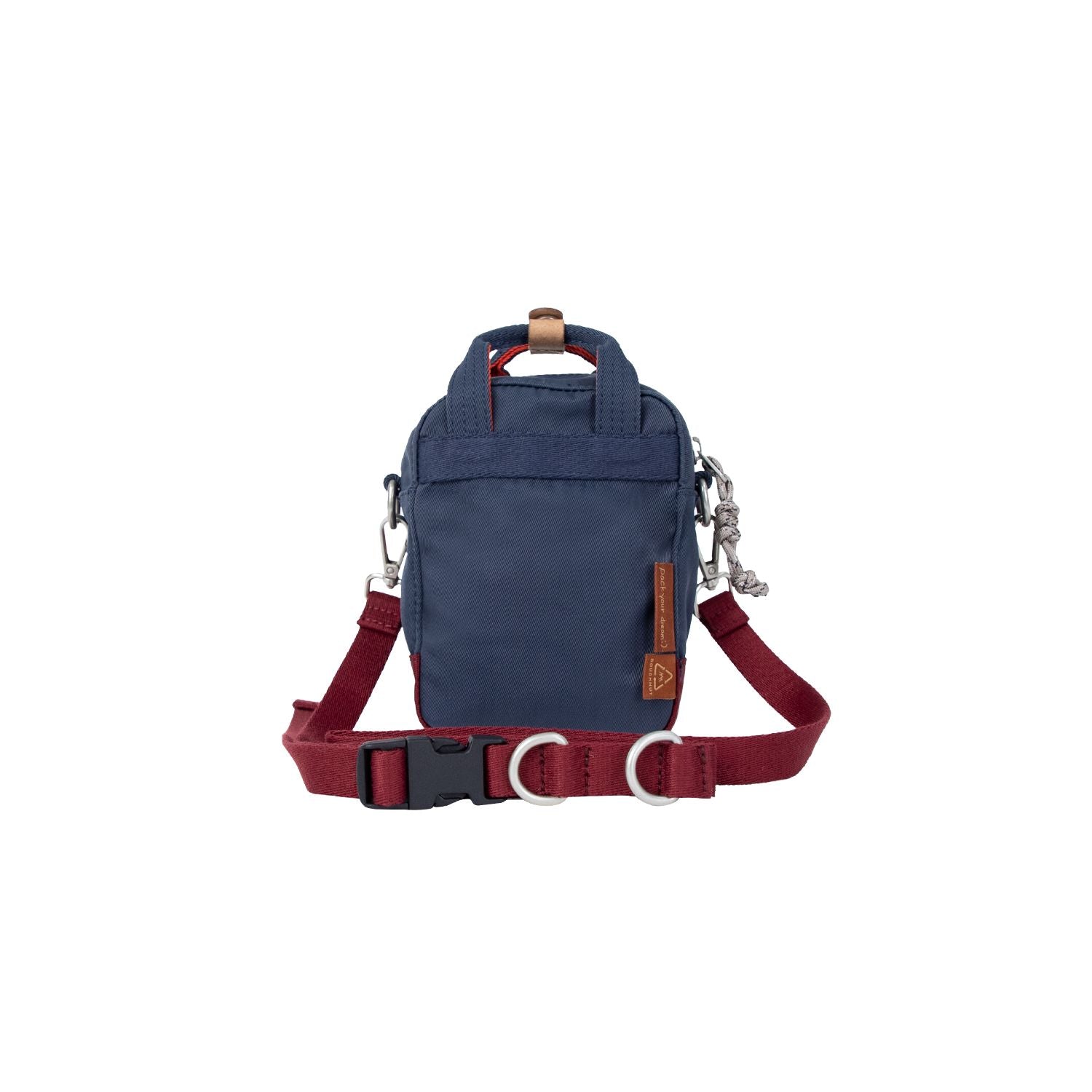 Doughnut Macaroon Tiny Happy Camper Series Crossbody -  Lake