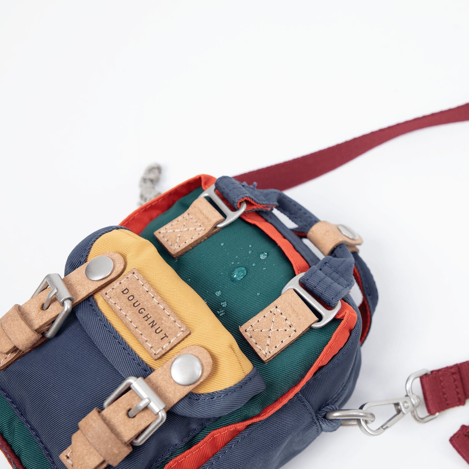 Doughnut Macaroon Tiny Happy Camper Series Crossbody -  Lake