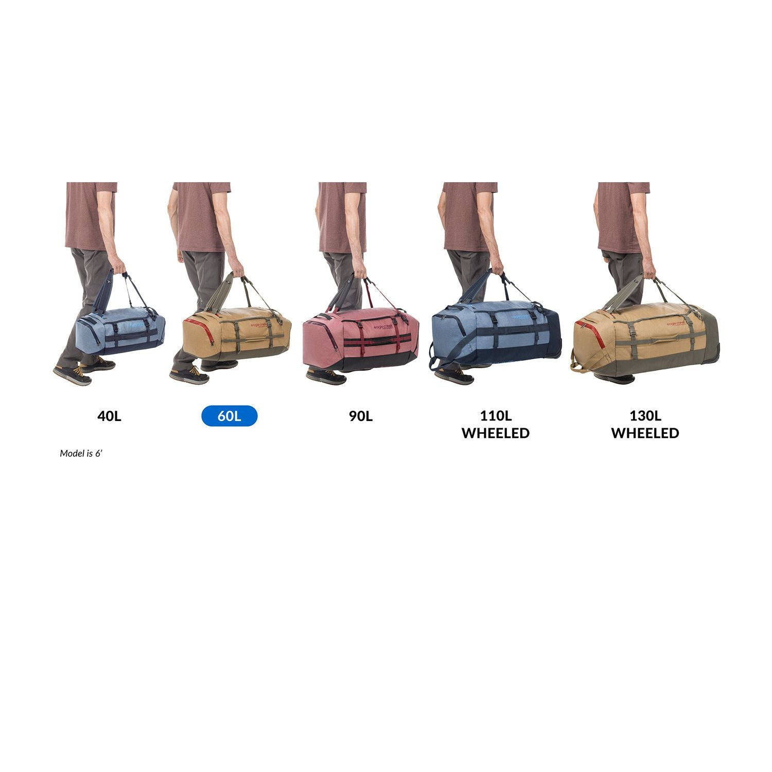 Eagle Creek Cargo Hauler Duffel 60L (Glacier Blue)