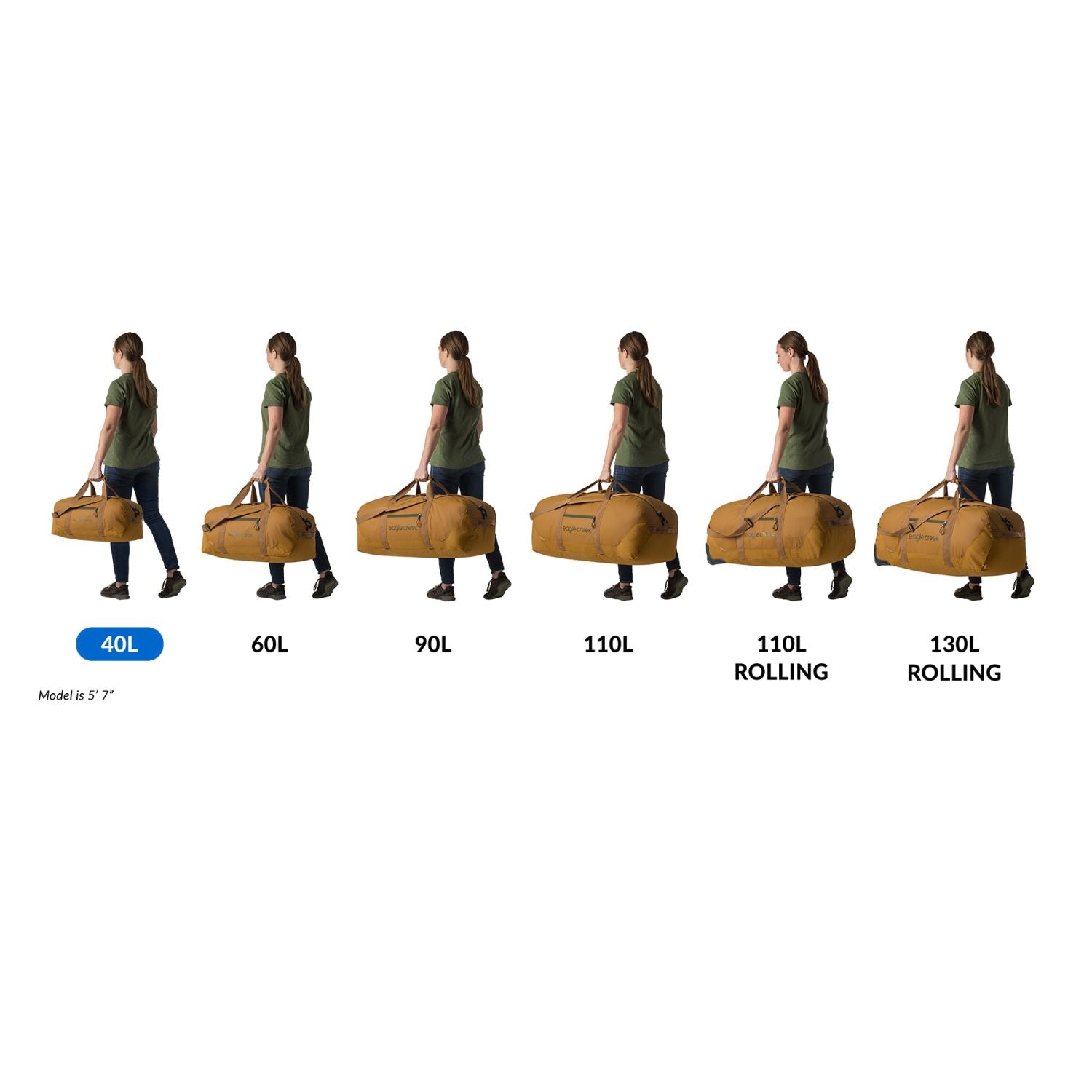 Eagle Creek No Matter What Duffel 40L V2 (Safari Brown)