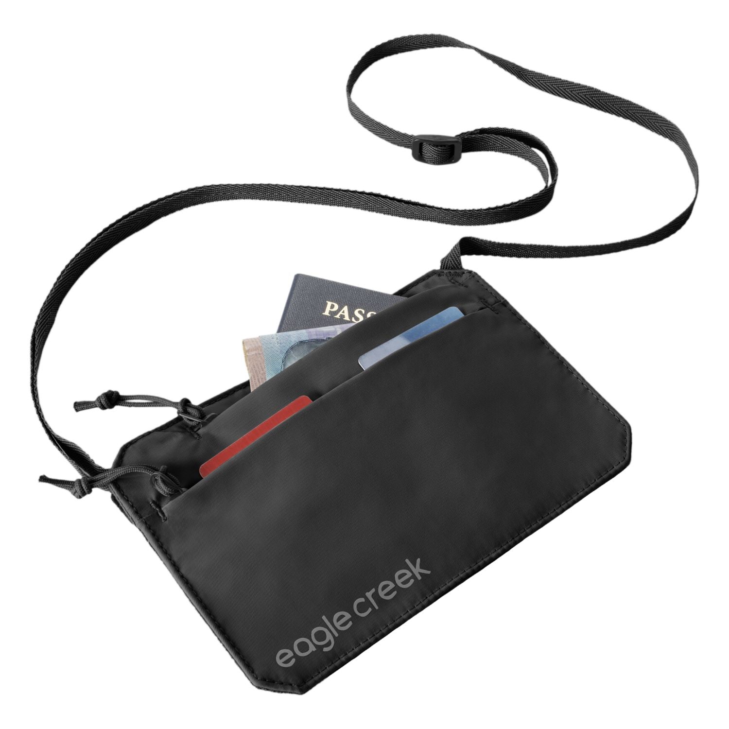 Eagle Creek Undercover RFID Neck Wallet (Black)