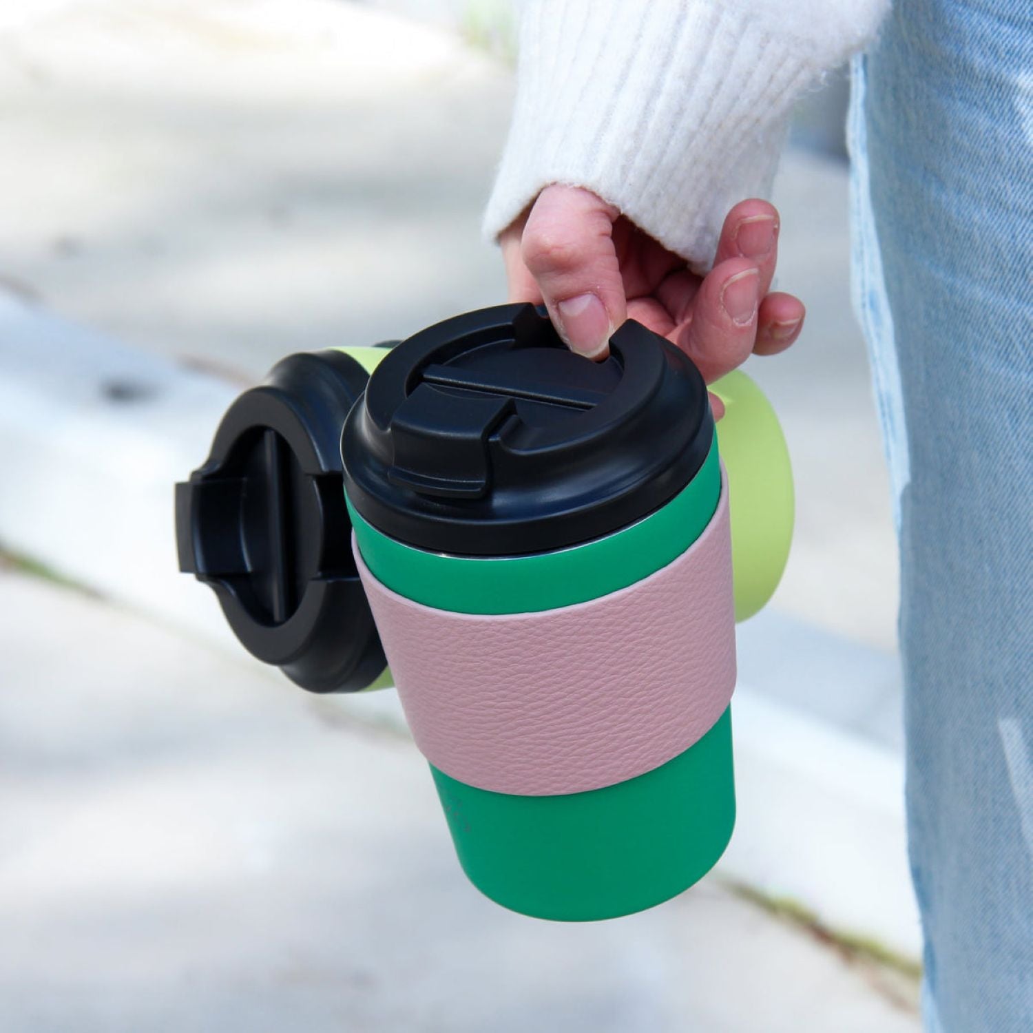 Made By Fressko Camino 12oz / Grande 16oz Cup Sleeve - Pink