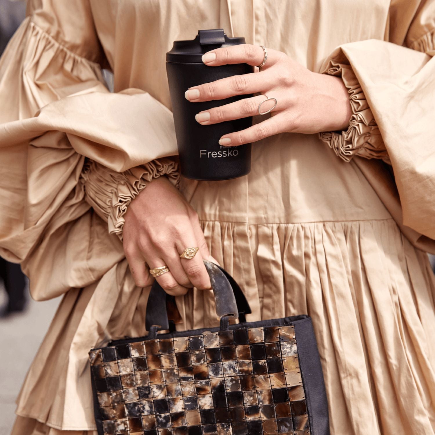 Made By Fressko Camino 12oz Insulated Stainless Steel Cup - Coal