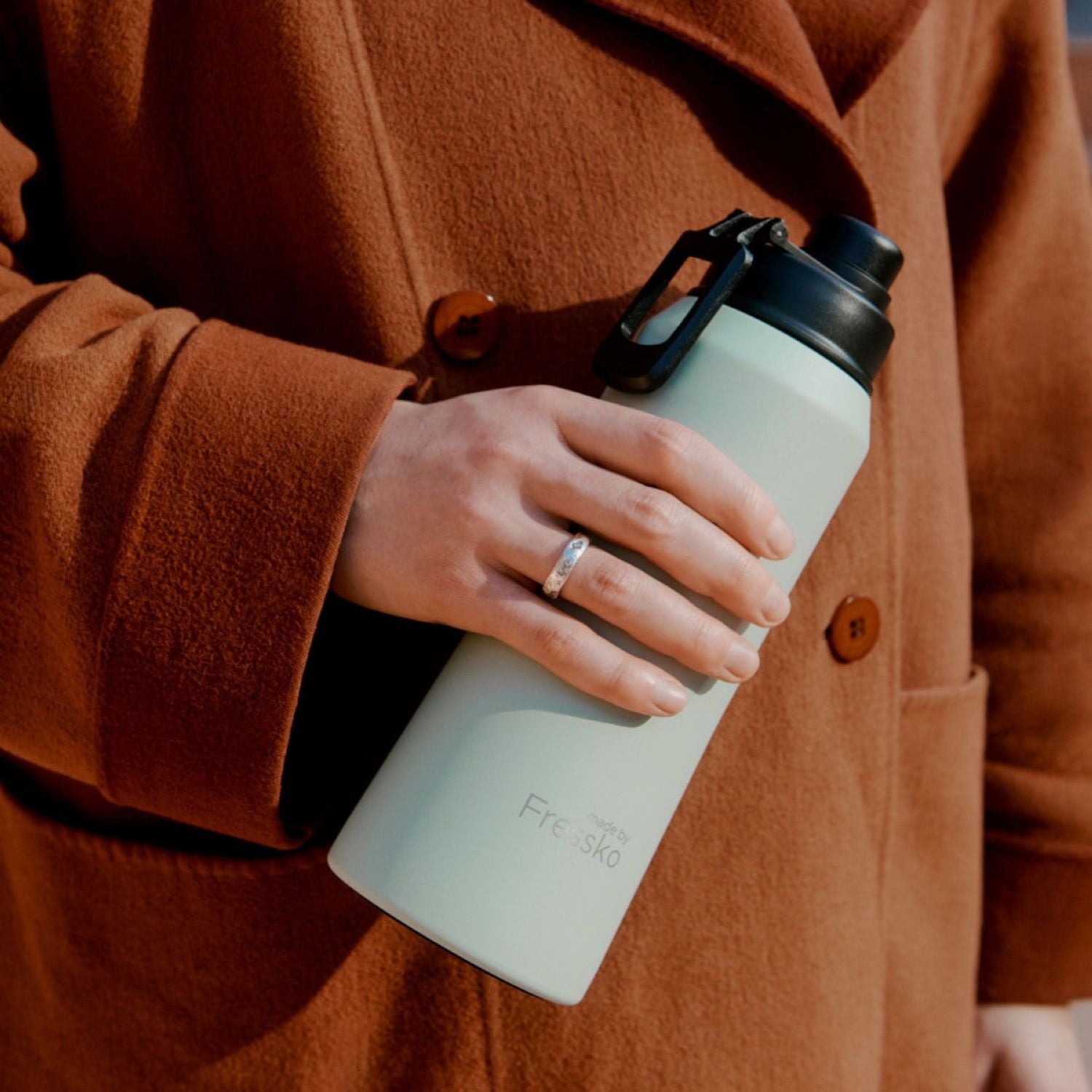 Made By Fressko Core 34oz Insulated Stainless Steel Drink Bottle - Sage