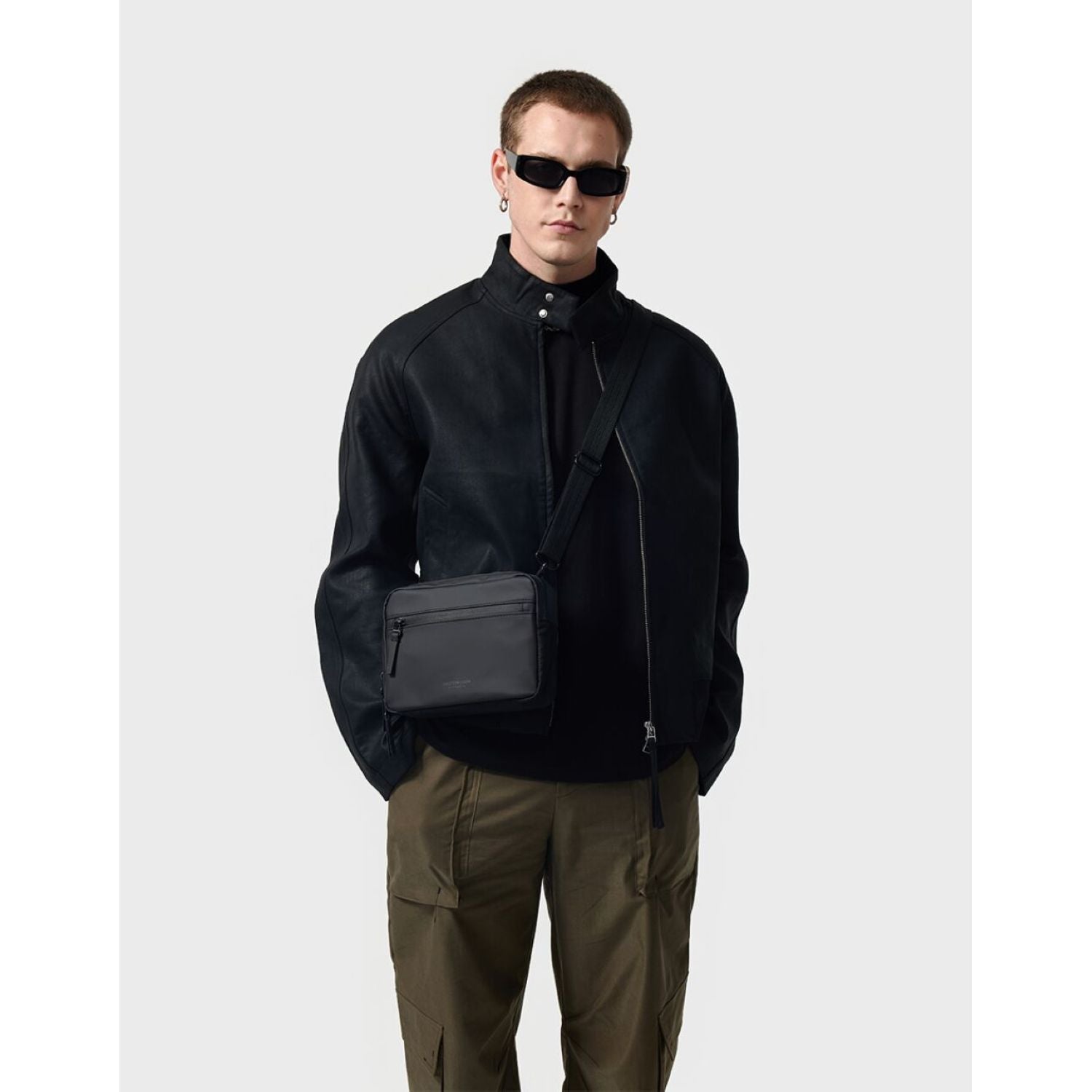 Gaston Luga Dash Box Bag - Black