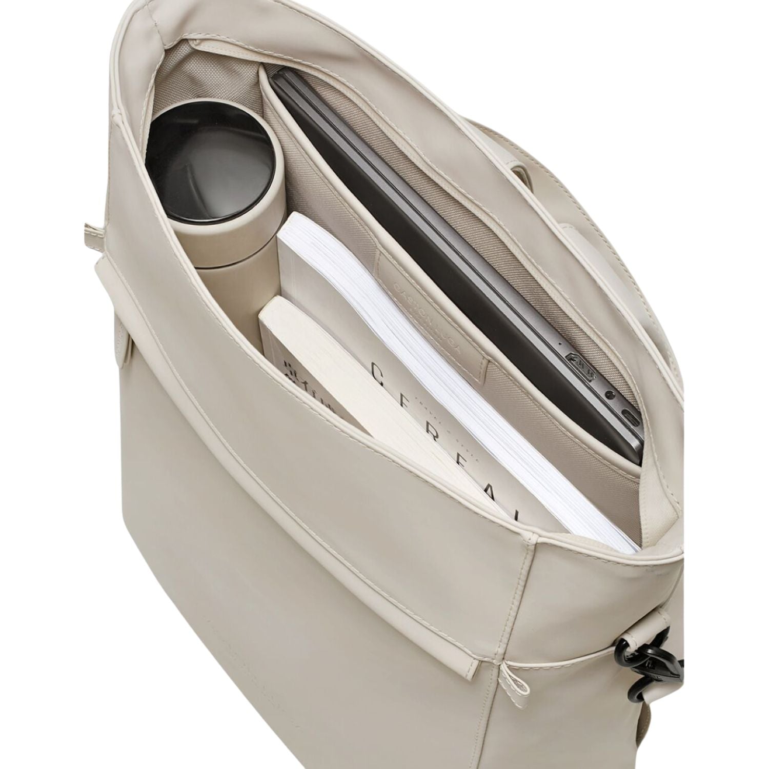 Gaston Luga Tate 2 Way Backpack/Shoulder Bag - Taupe