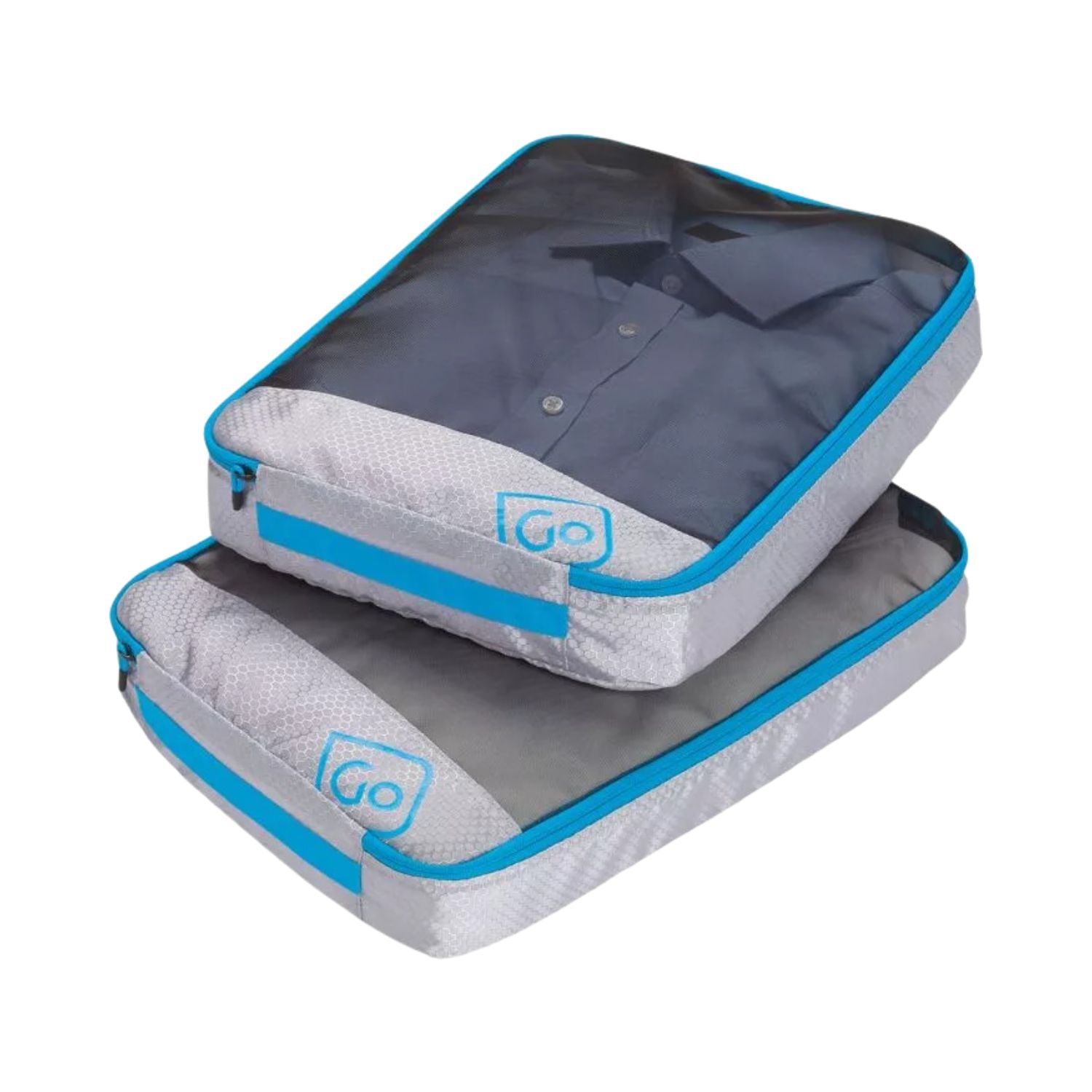 Go Travel Twin Packing Cubes - Blue