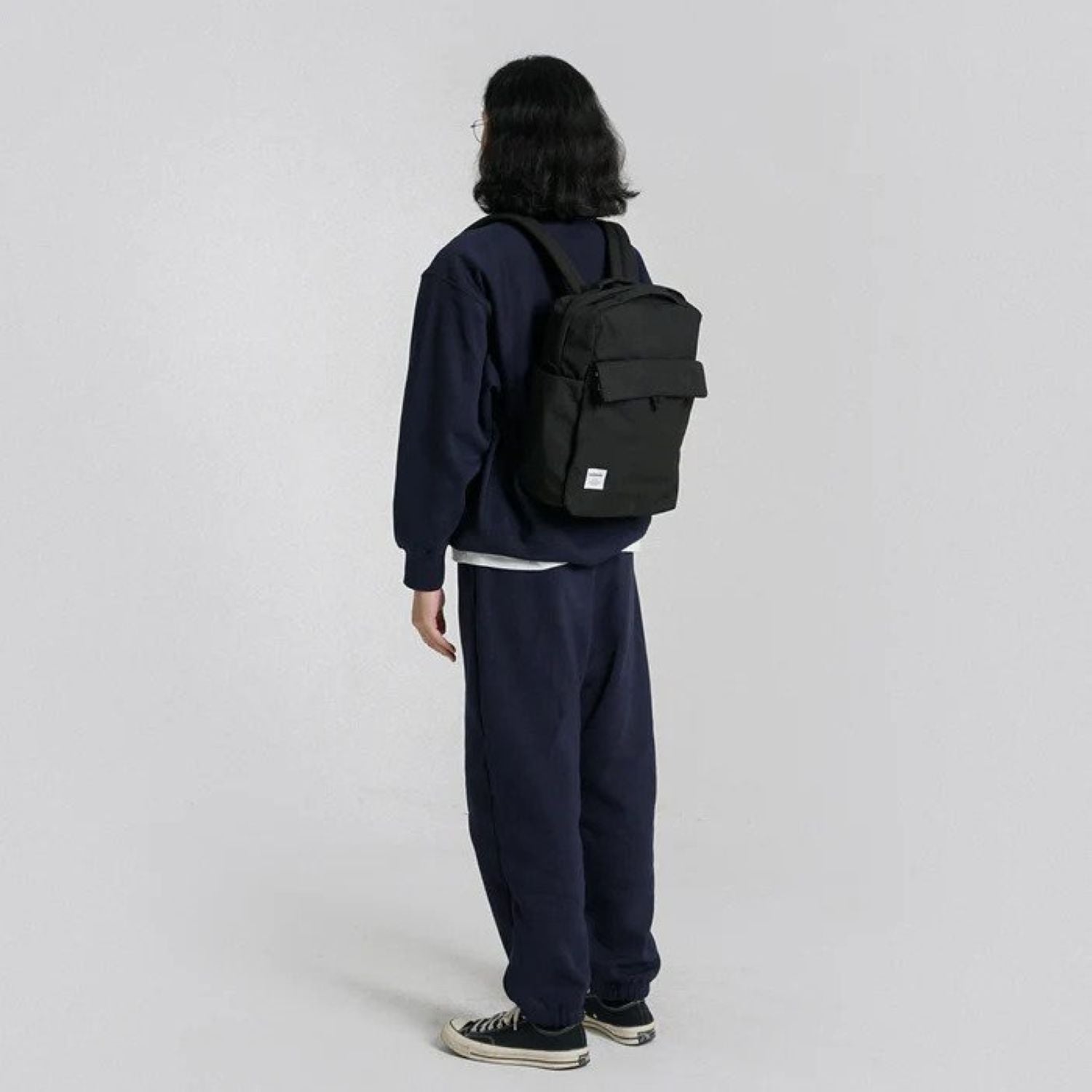 Hellolulu Carter Backpack Recycled (Flat Black)