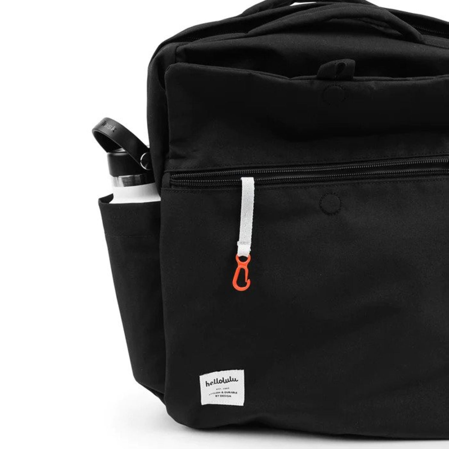 Hellolulu Carter Backpack Recycled (Flat Black)