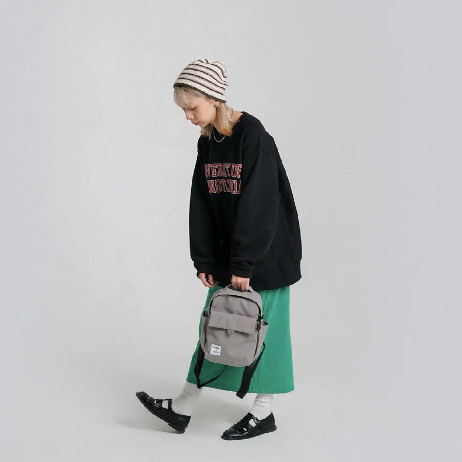 Hellolulu Carter Jr. Mini Daypack Recycled (Soft Gray)