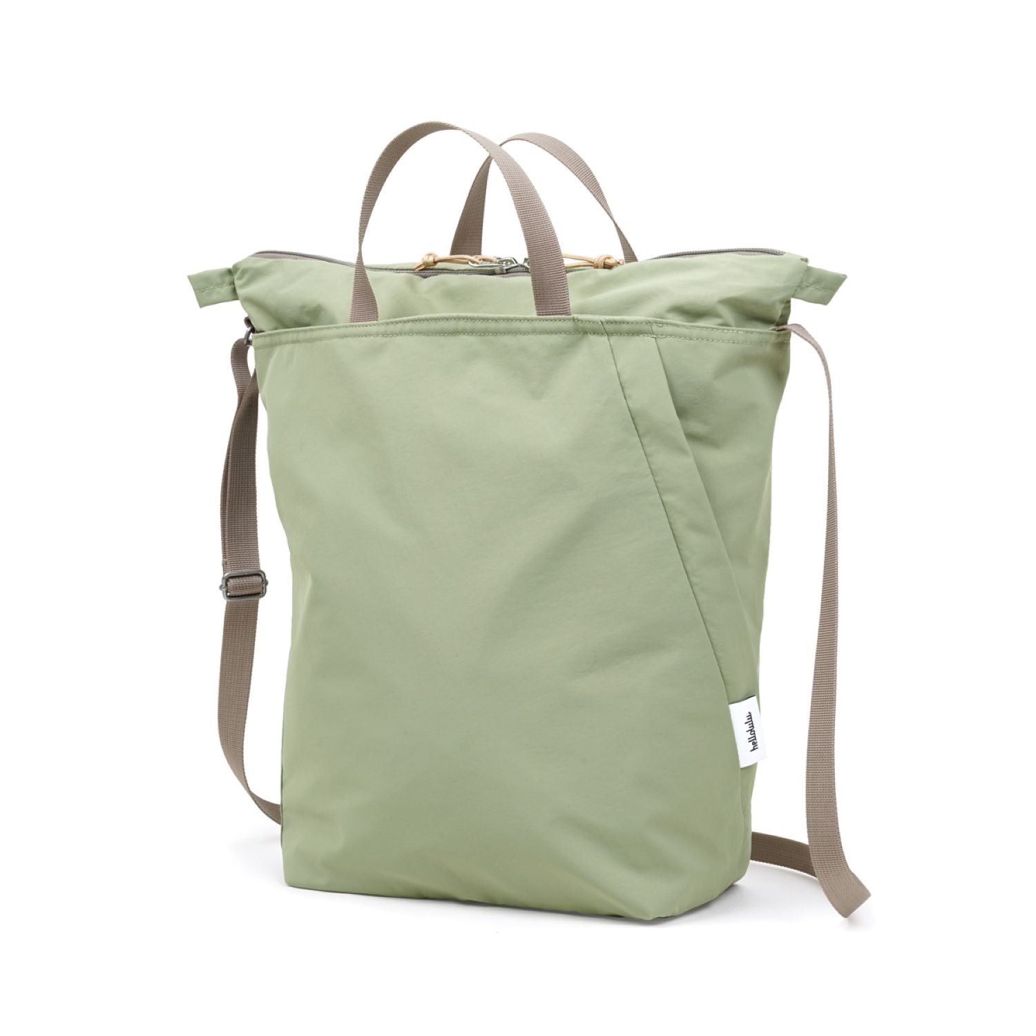 Hellolulu Collin 2 Sided Shoulder (M) (Fog Green)