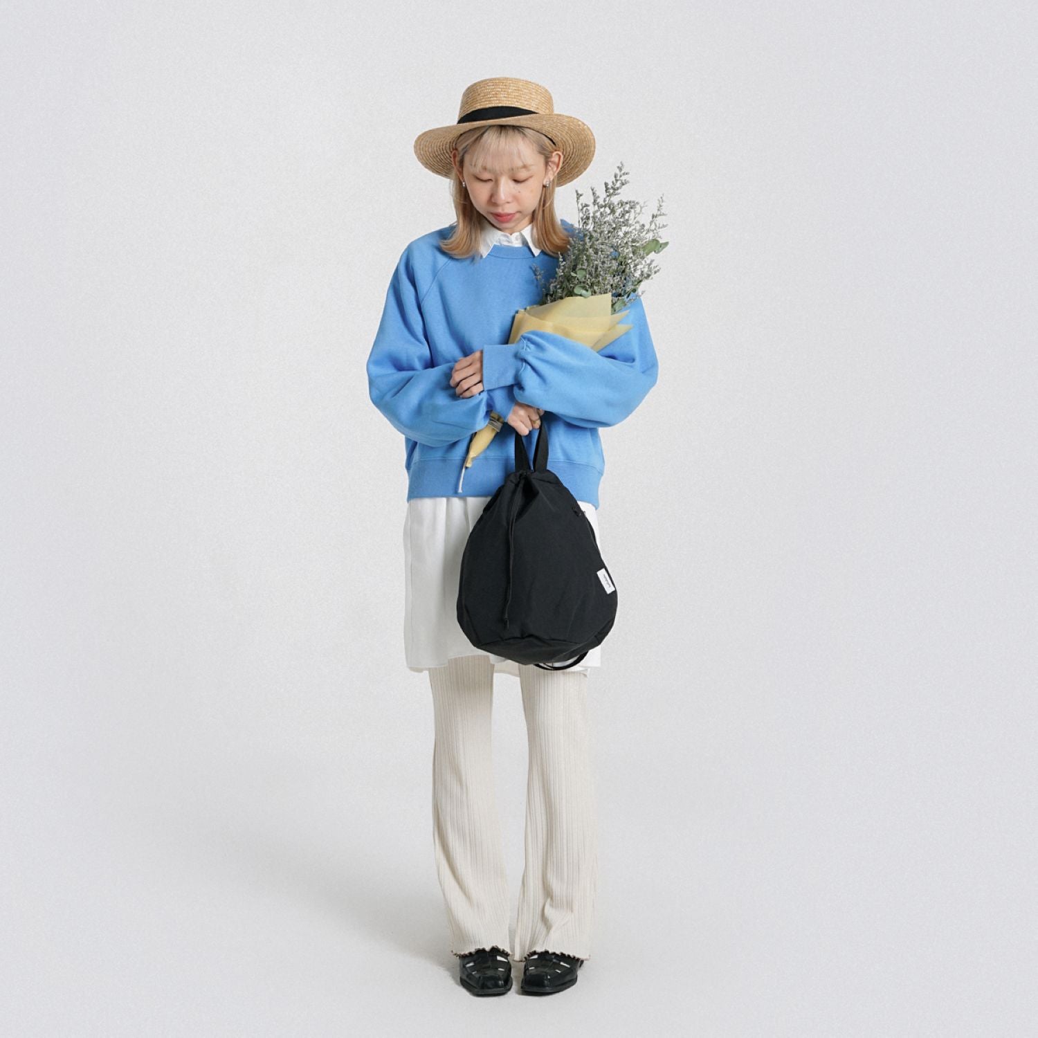 Hellolulu Cowan 2 Sided Bucket Bag (Black)