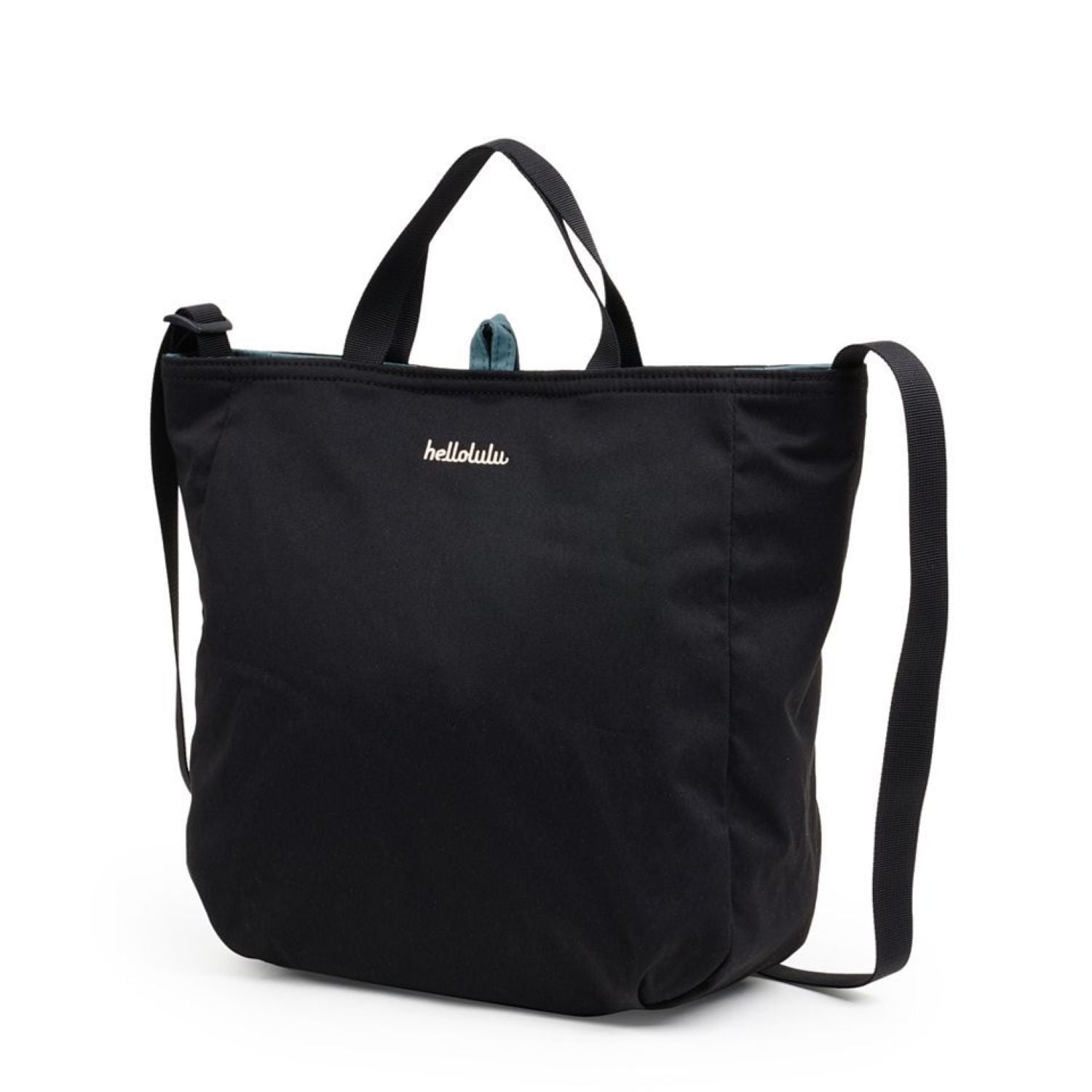 Hellolulu Jolie Double Sided 2 Way Shoulder Bag Eco Edition (Ultra Black/Shaded Spruce)