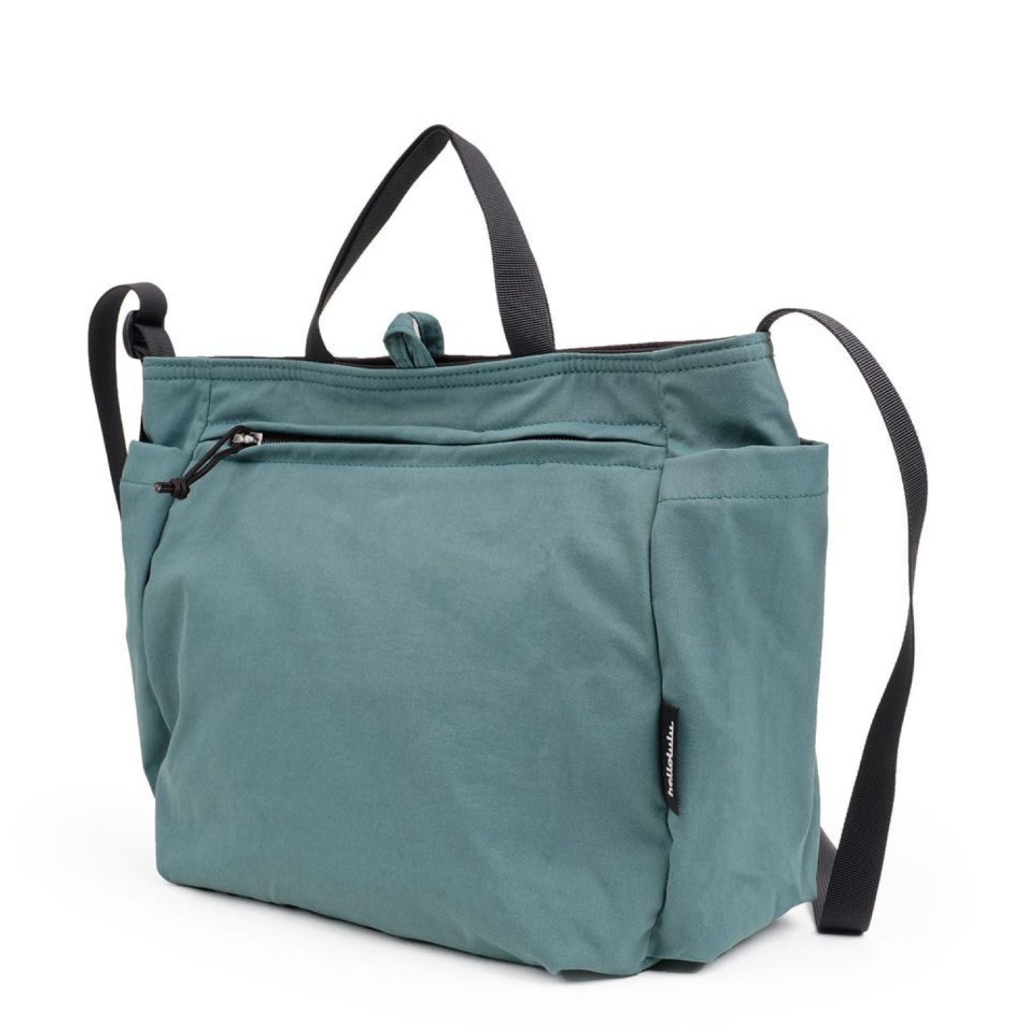 Hellolulu Jolie Double Sided 2 Way Shoulder Bag Eco Edition (Ultra Black/Shaded Spruce)