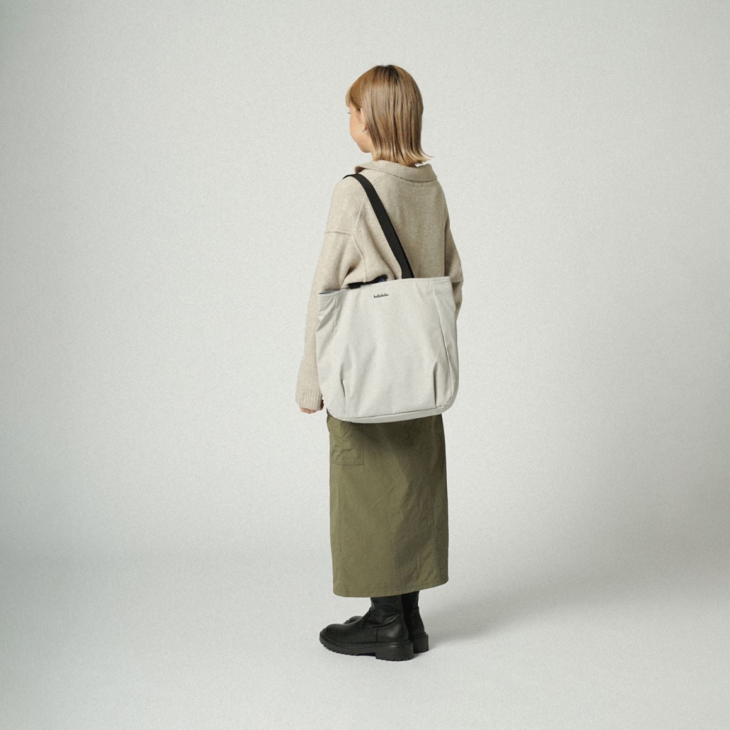 Hellolulu Jonna Double Sided Versatile Tote Recycled (Cloudy Gray/Classic Blue)