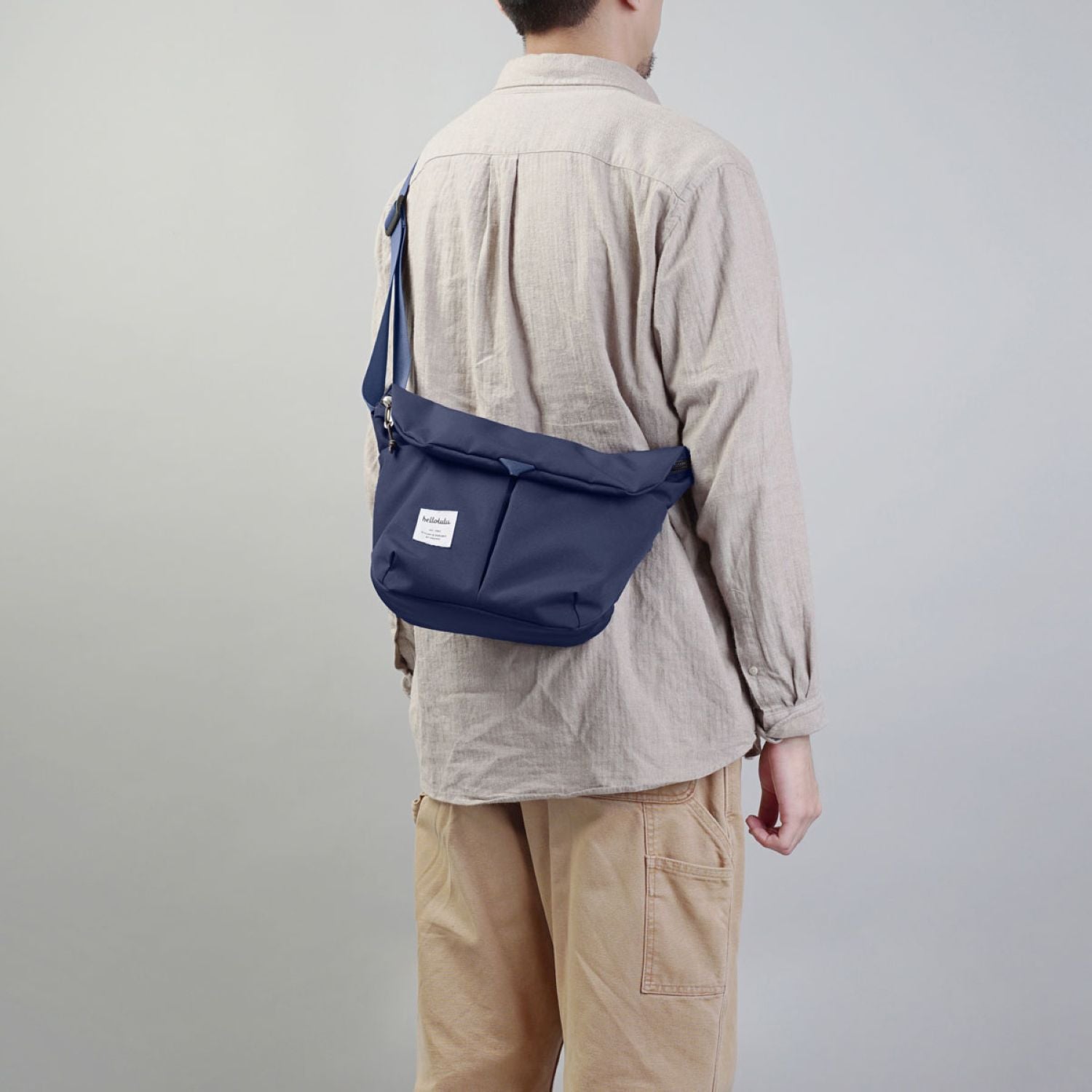 Hellolulu Kasen Shoulder Bag (Dark Blue)