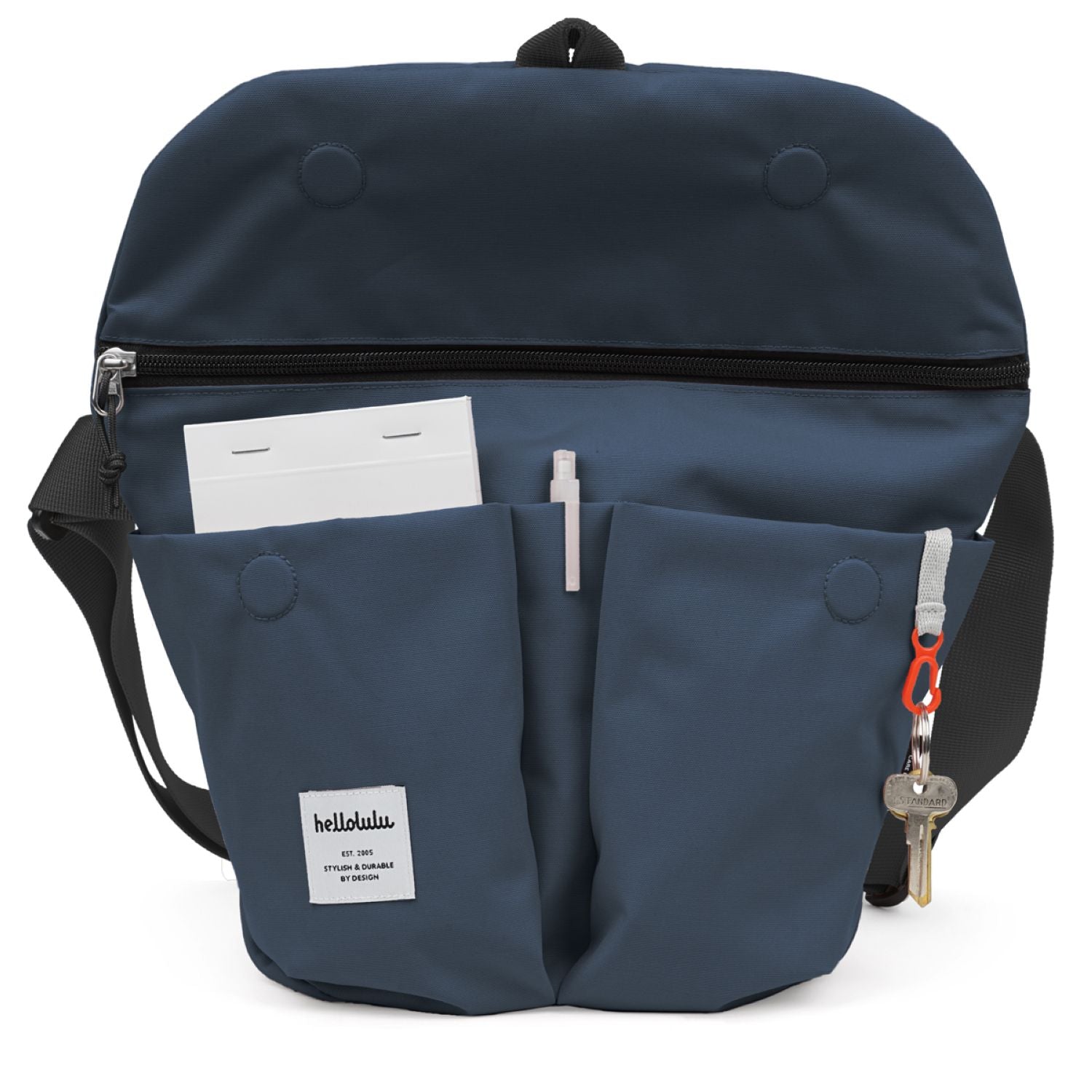 Hellolulu Kasen Shoulder Bag Recycled (Dark Sapphire)