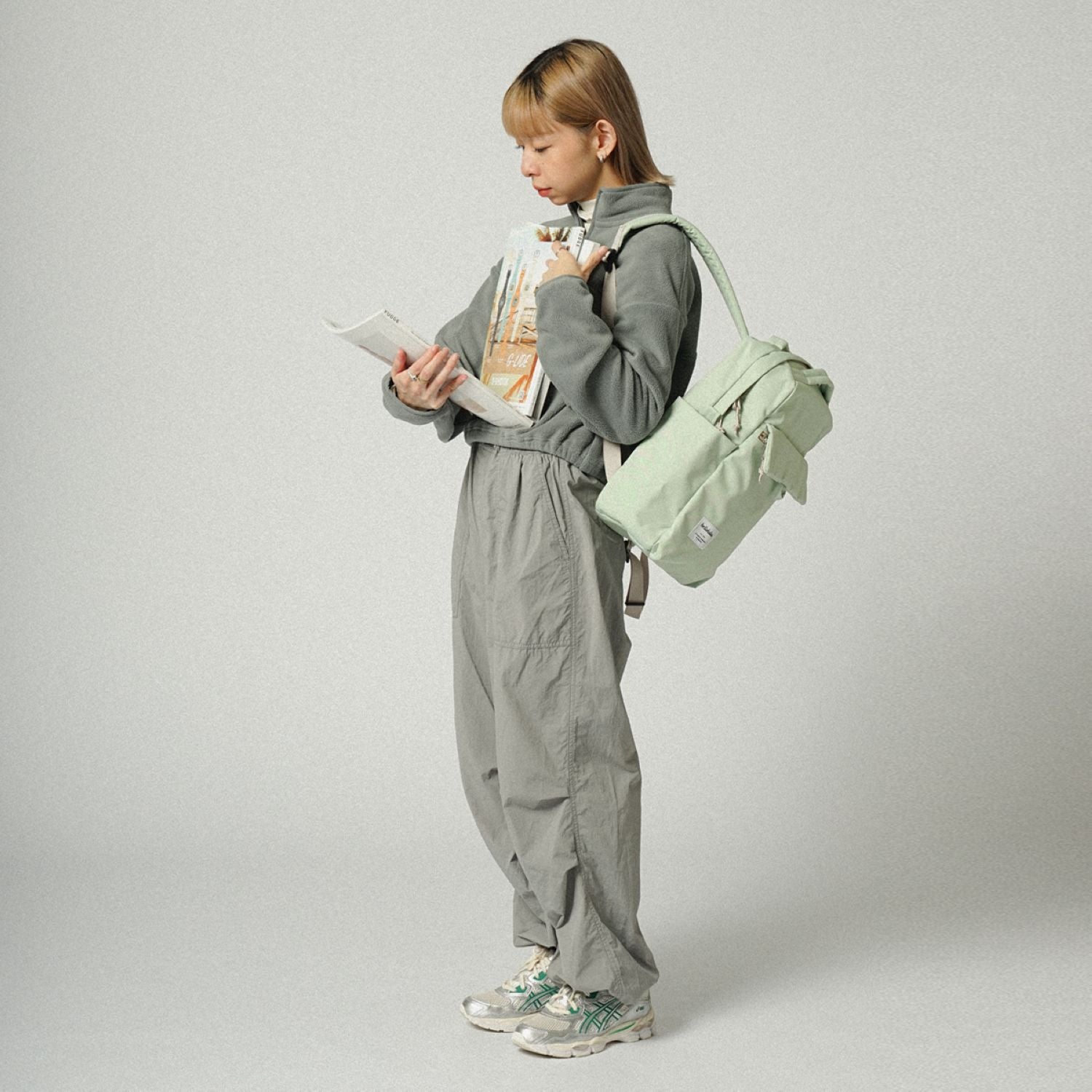 Hellolulu Mini Carter Backpack Recycled (Mint Green)