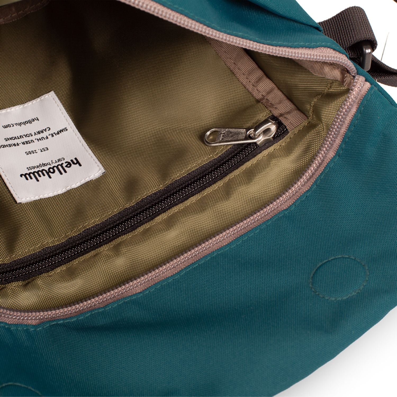 Hellolulu Mini Kasen All Day Shoulder Bag (Teal)