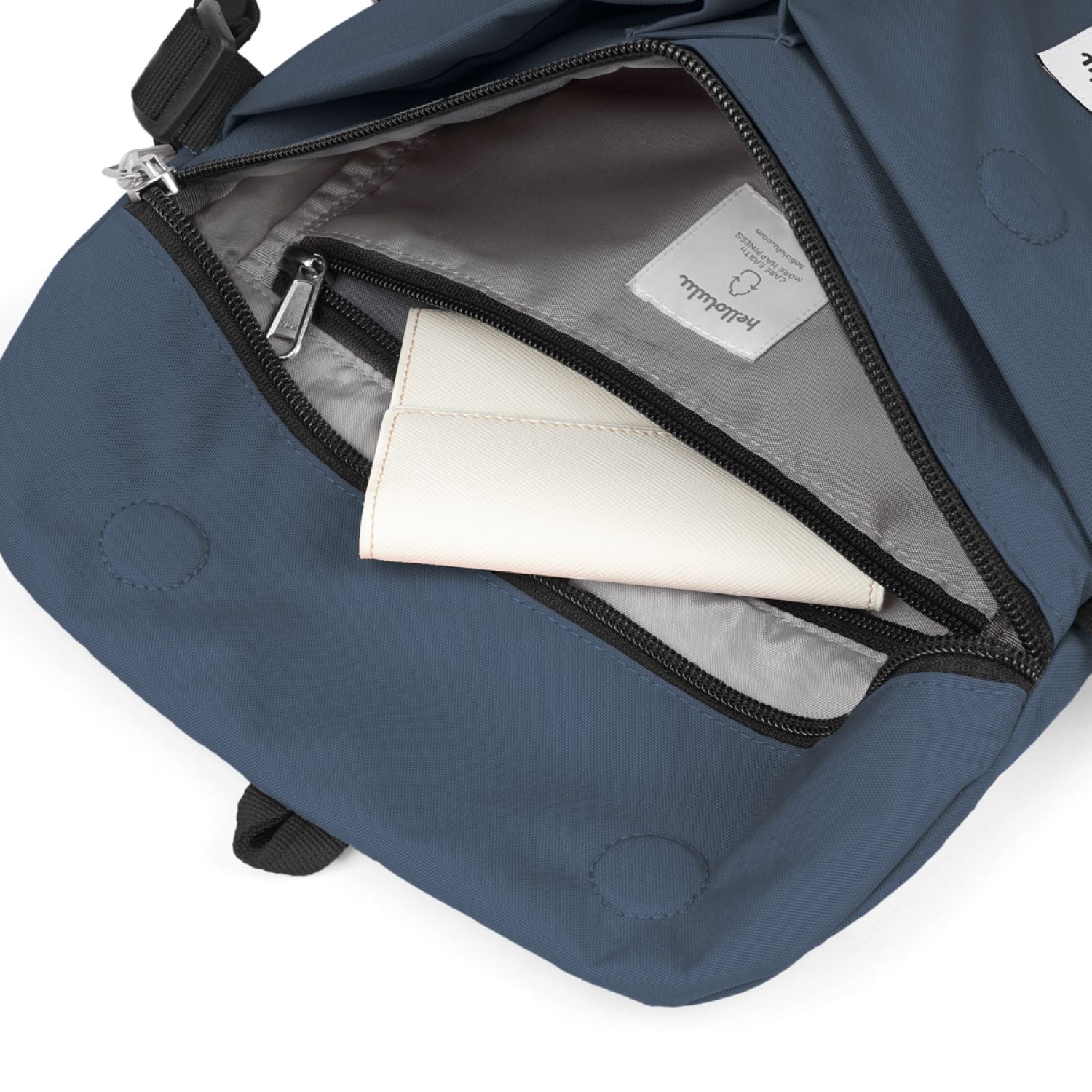 Hellolulu Mini Kasen Shoulder Bag Recycled (Dark Sapphire)