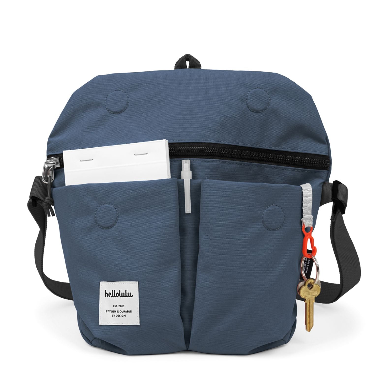 Hellolulu Mini Kasen Shoulder Bag Recycled (Dark Sapphire)