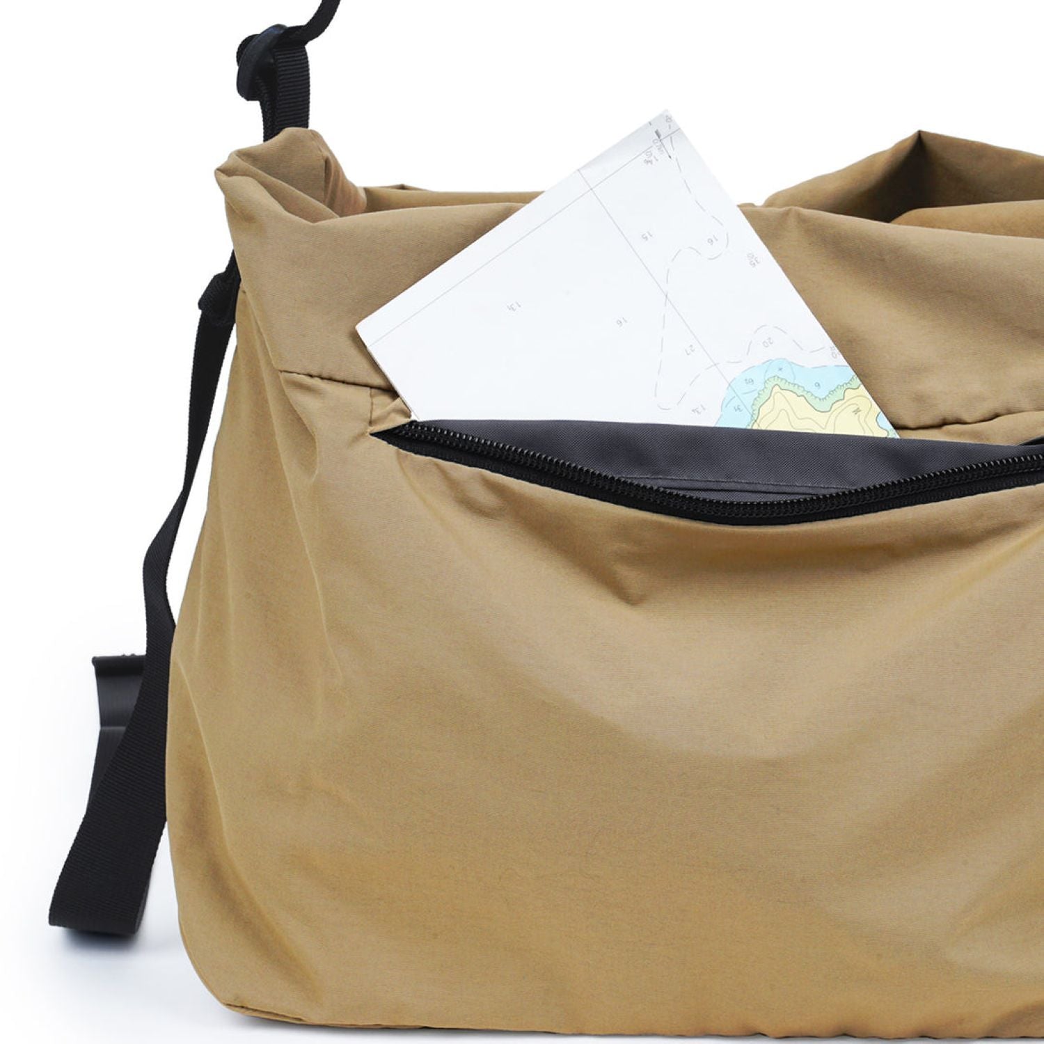 Hellolulu Nick 2 Way Drawstring Shoulder Bag (Frosted Almond)