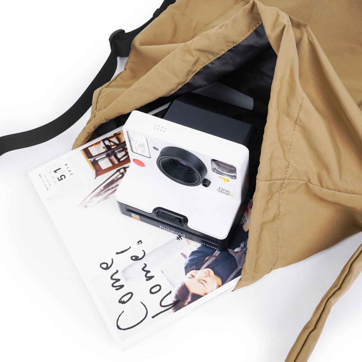 Hellolulu Nick 2 Way Drawstring Shoulder Bag (Frosted Almond)