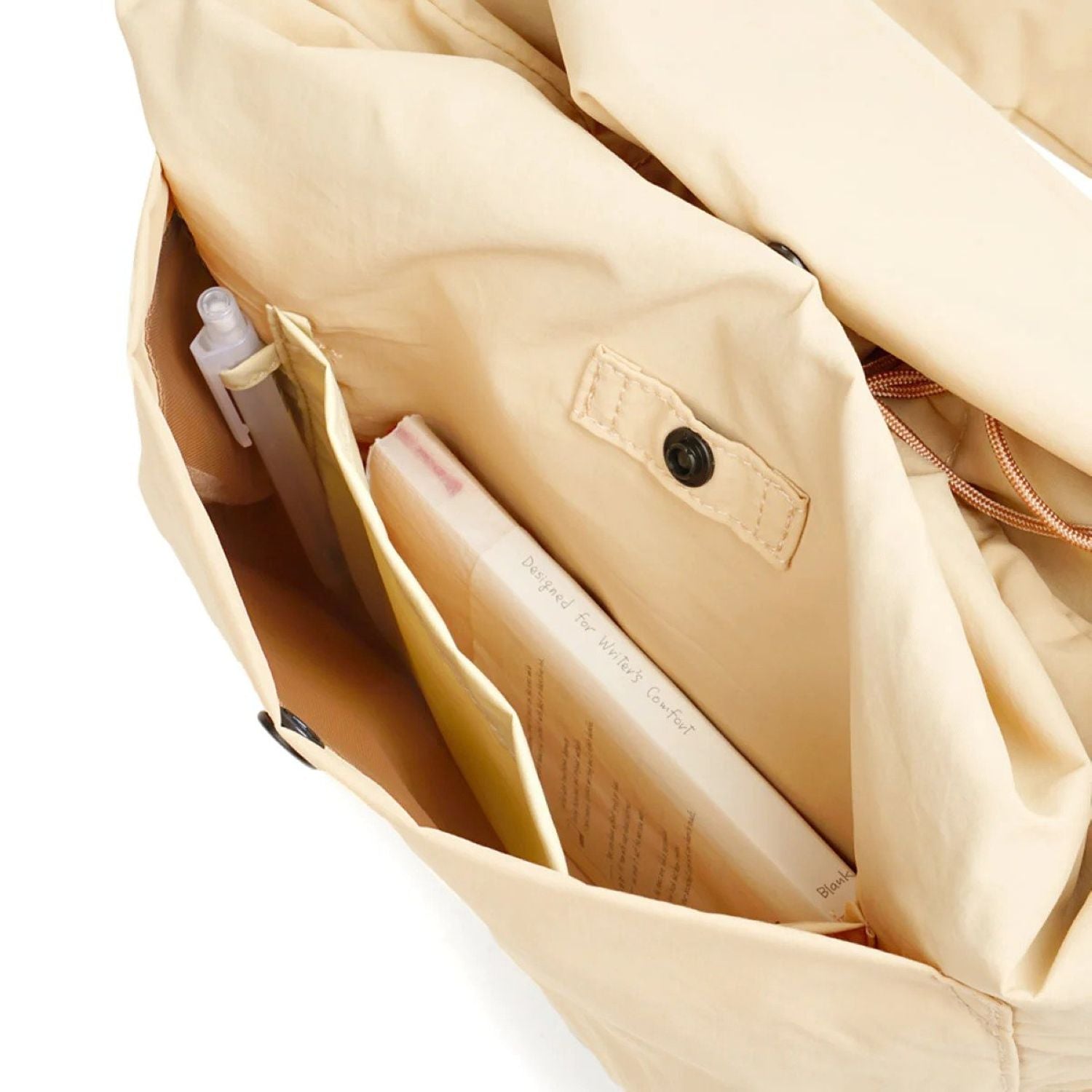 Hellolulu Nick 2 Way Drawstring Shoulder Bag (Light Oak)