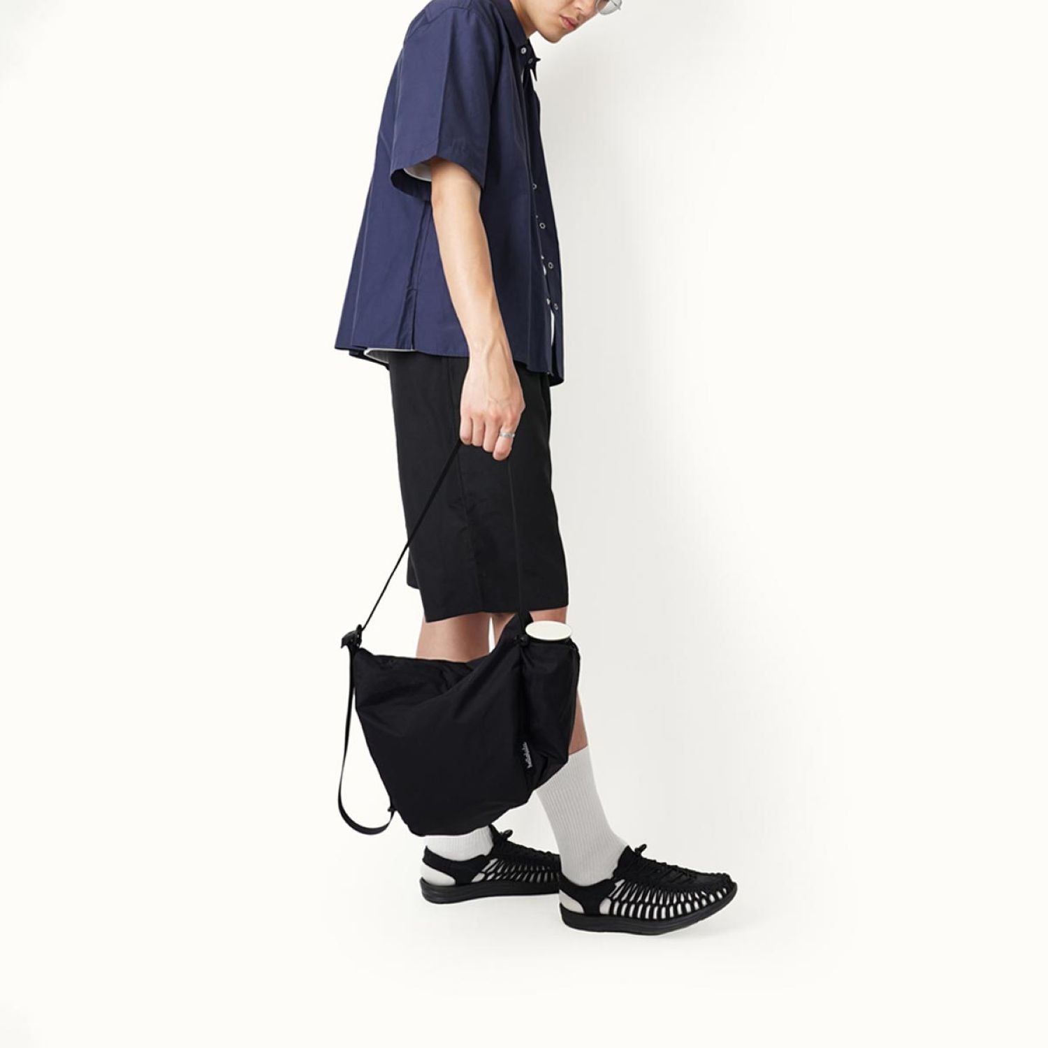 Hellolulu Rea Daily Duo Shoulder Bag S (Black Onyx)