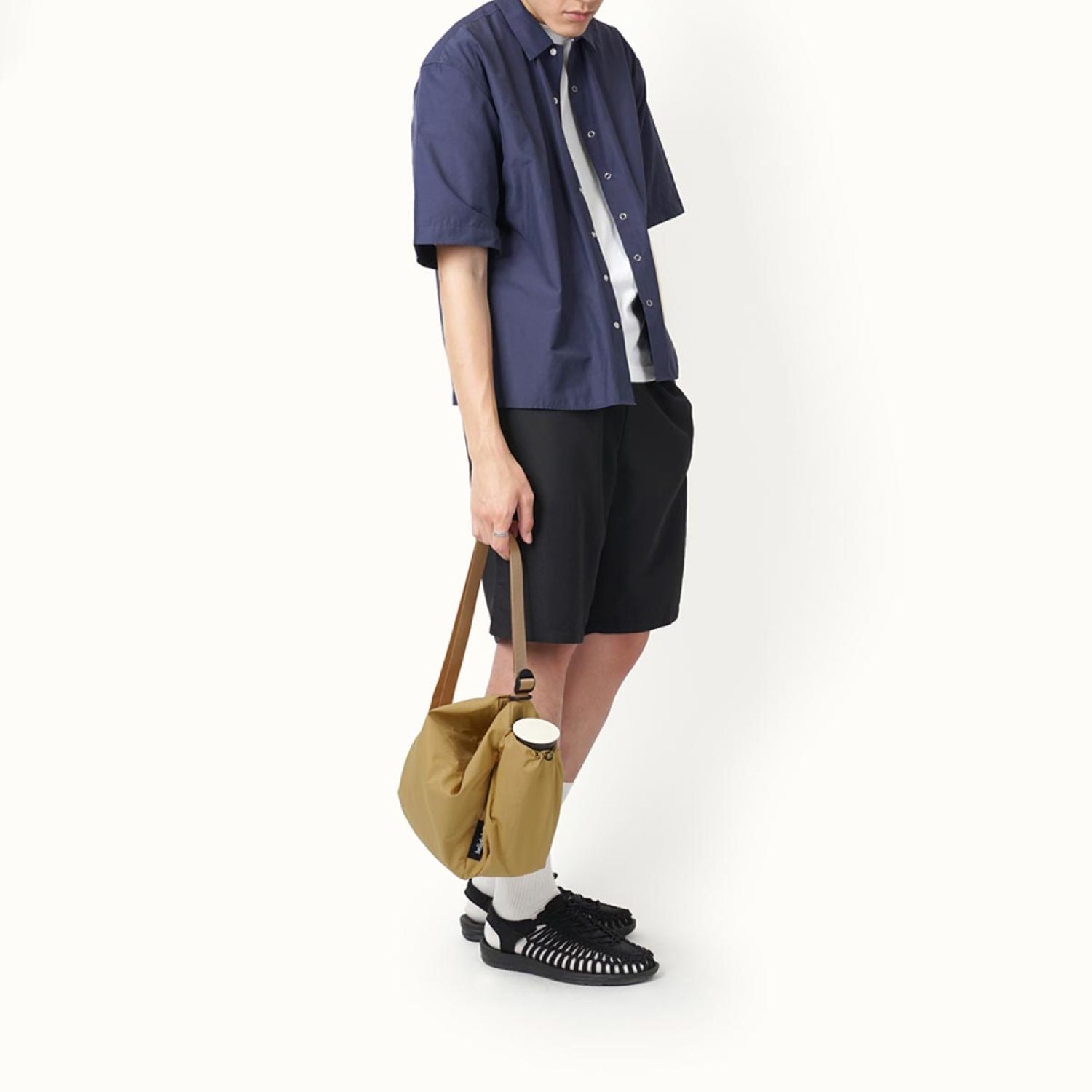 Hellolulu Rea Daily Duo Shoulder Bag S (Light Walnut)