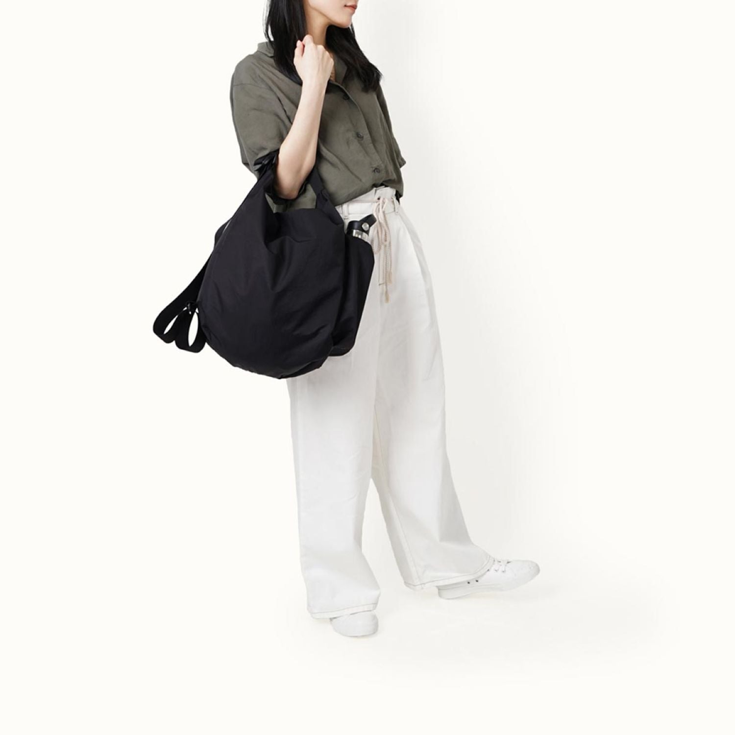 Hellolulu Reese Daily Duo Shoulder Bag (Black Onyx)