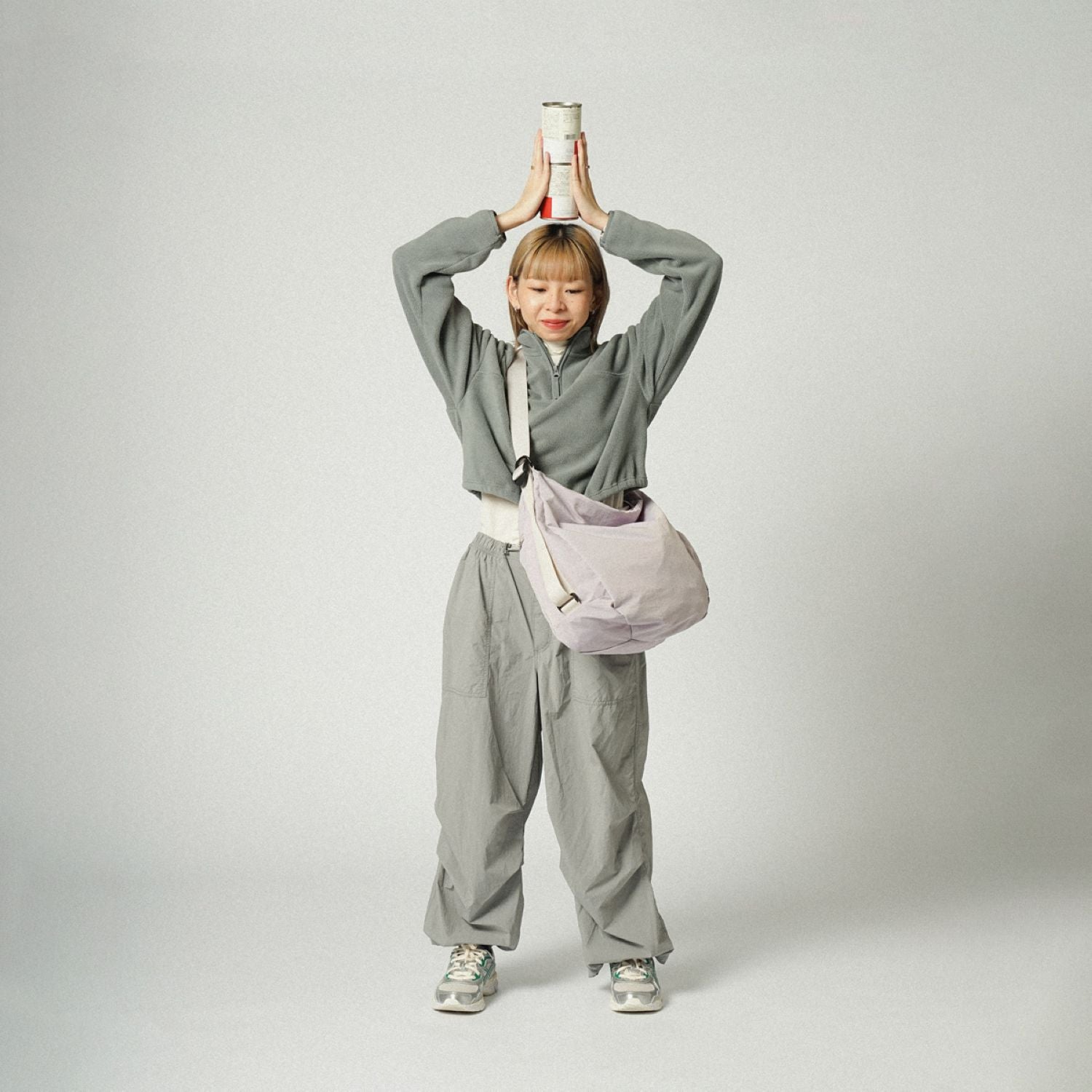 Hellolulu Reese Daily Duo Shoulder Bag (Light Purple)