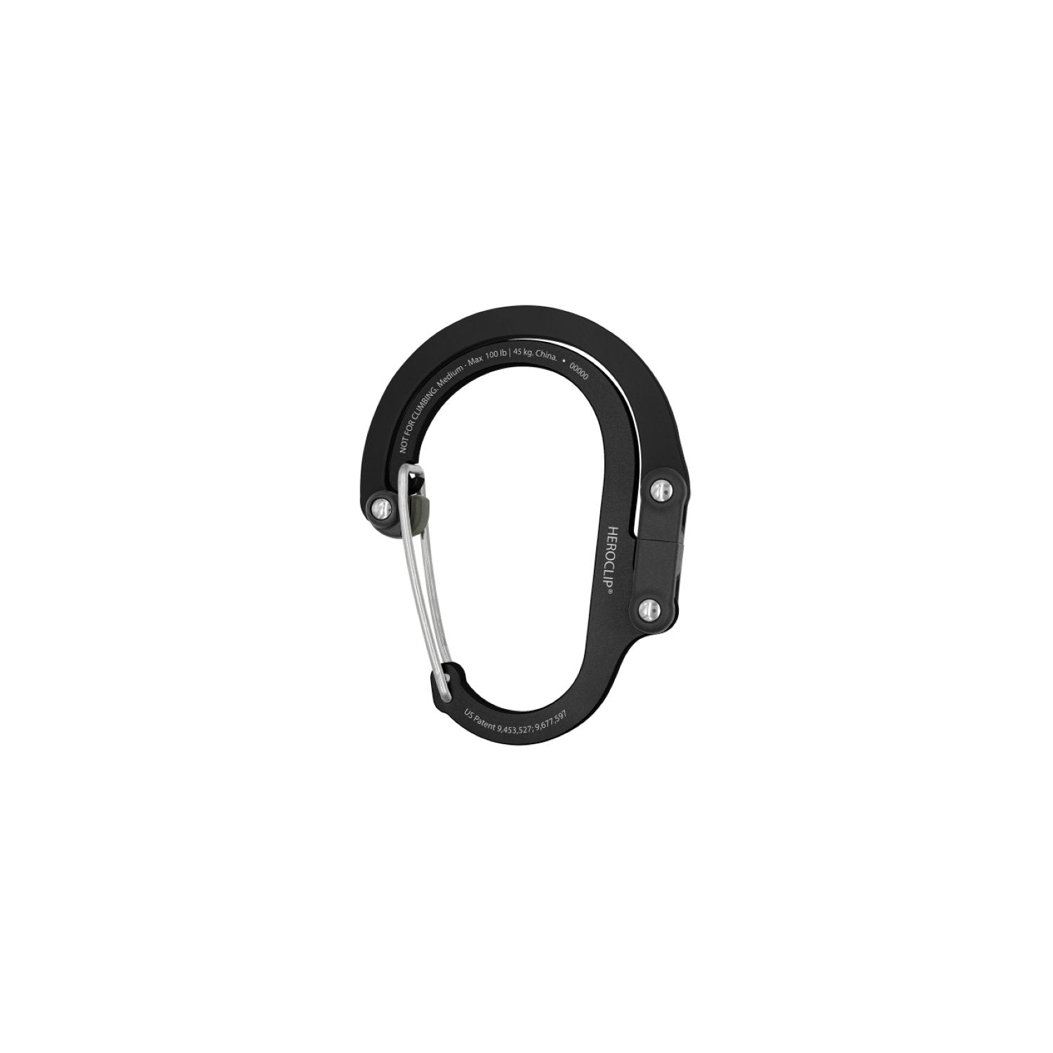 Heroclip Carabiner Large - Stealth Black