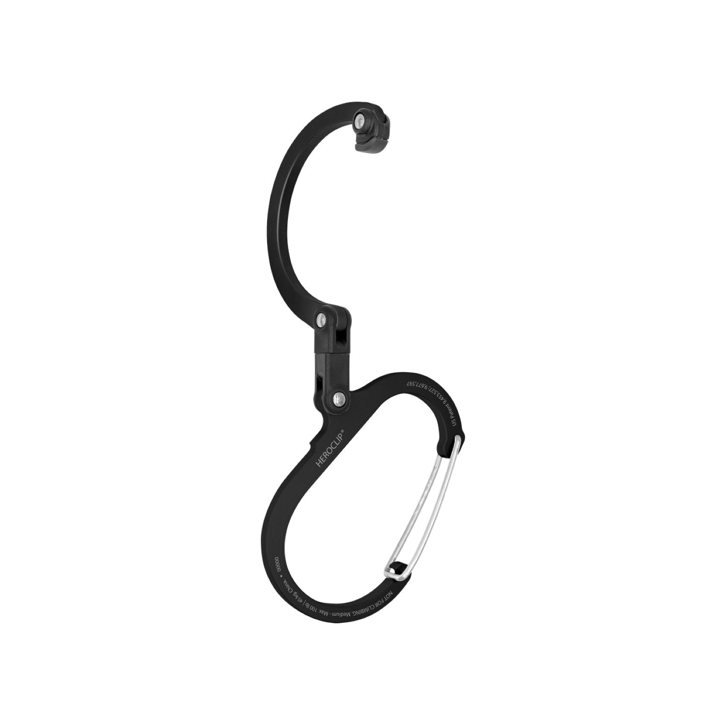 Heroclip Carabiner Large - Stealth Black