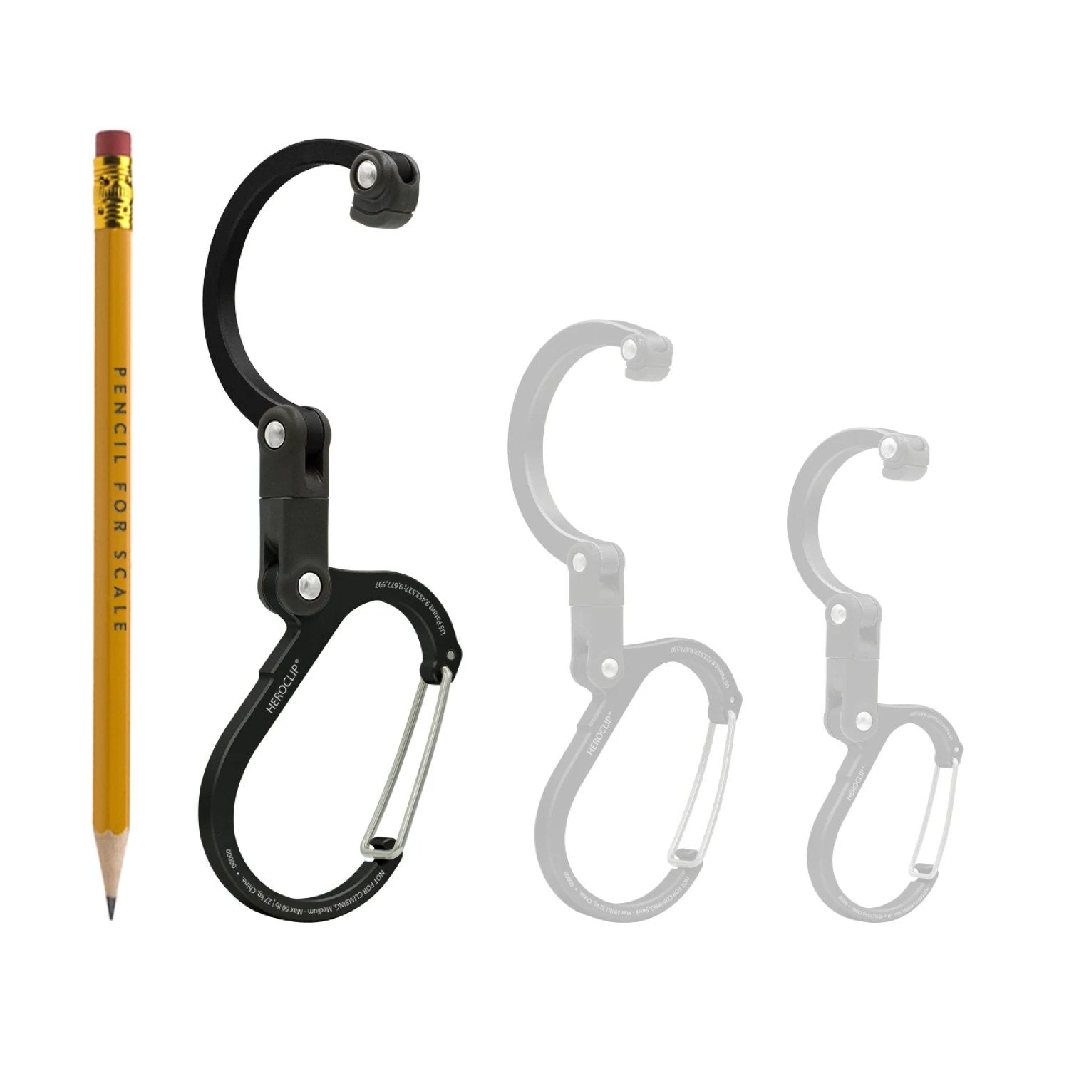 Heroclip Carabiner Medium - Stealth Black