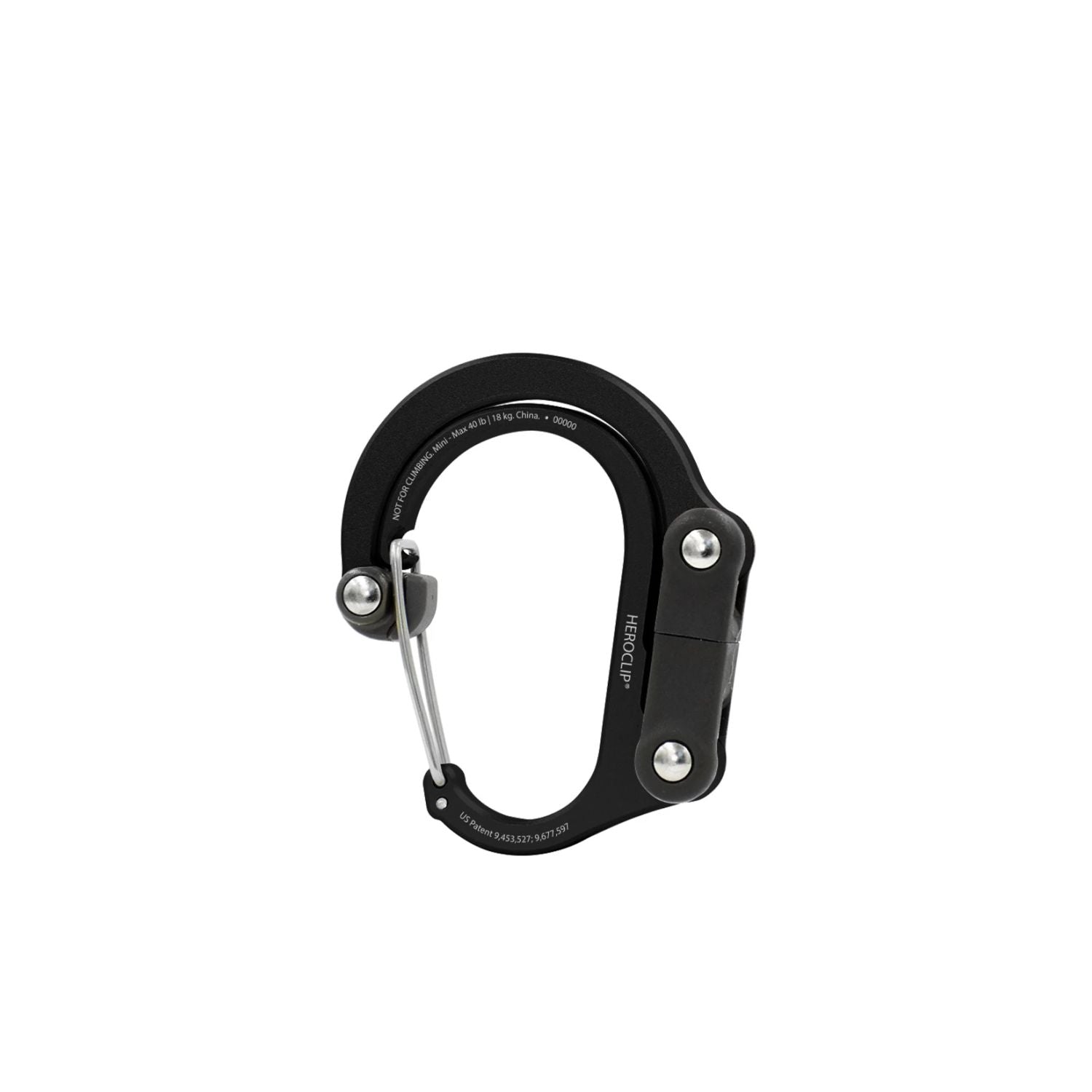 Heroclip Carabiner Mini - Stealth Black