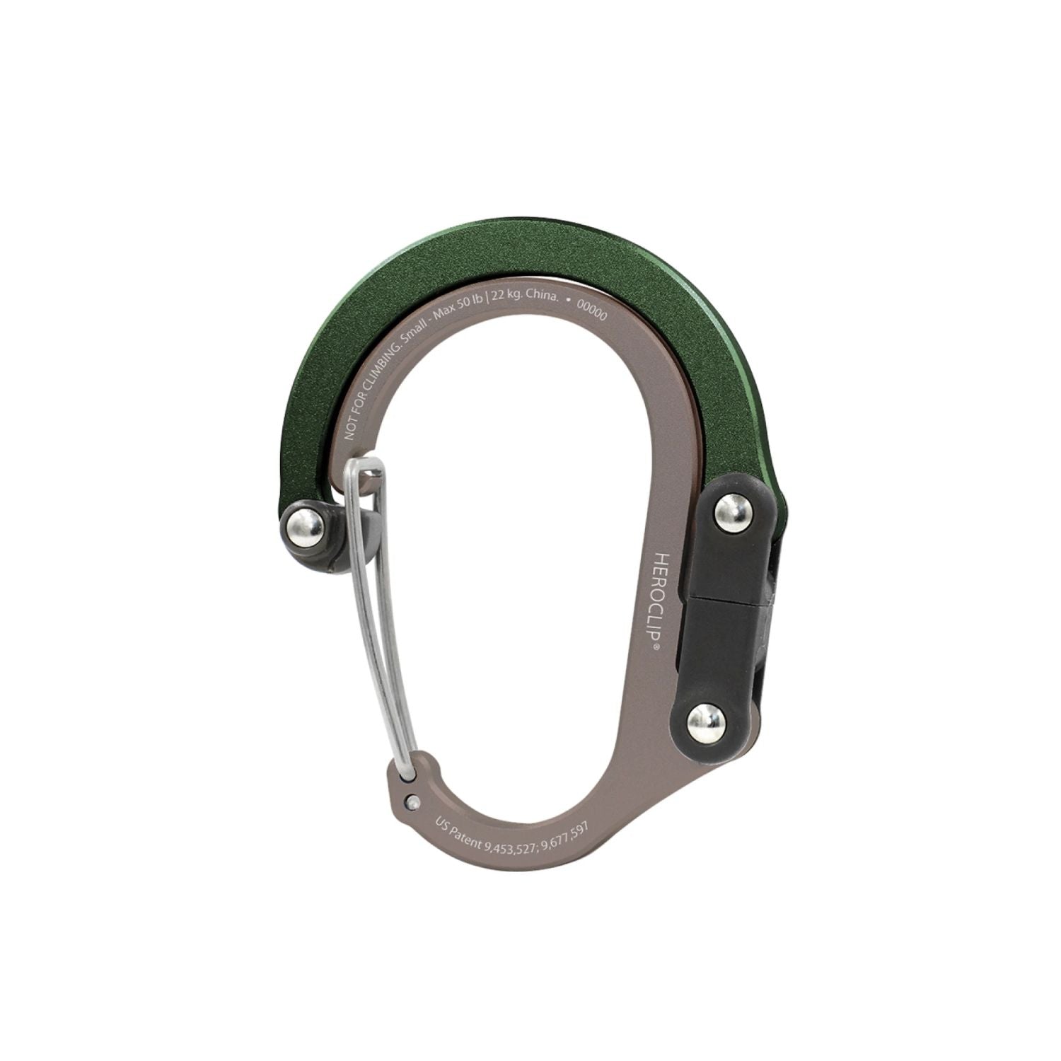Heroclip Carabiner Small - Forest Green