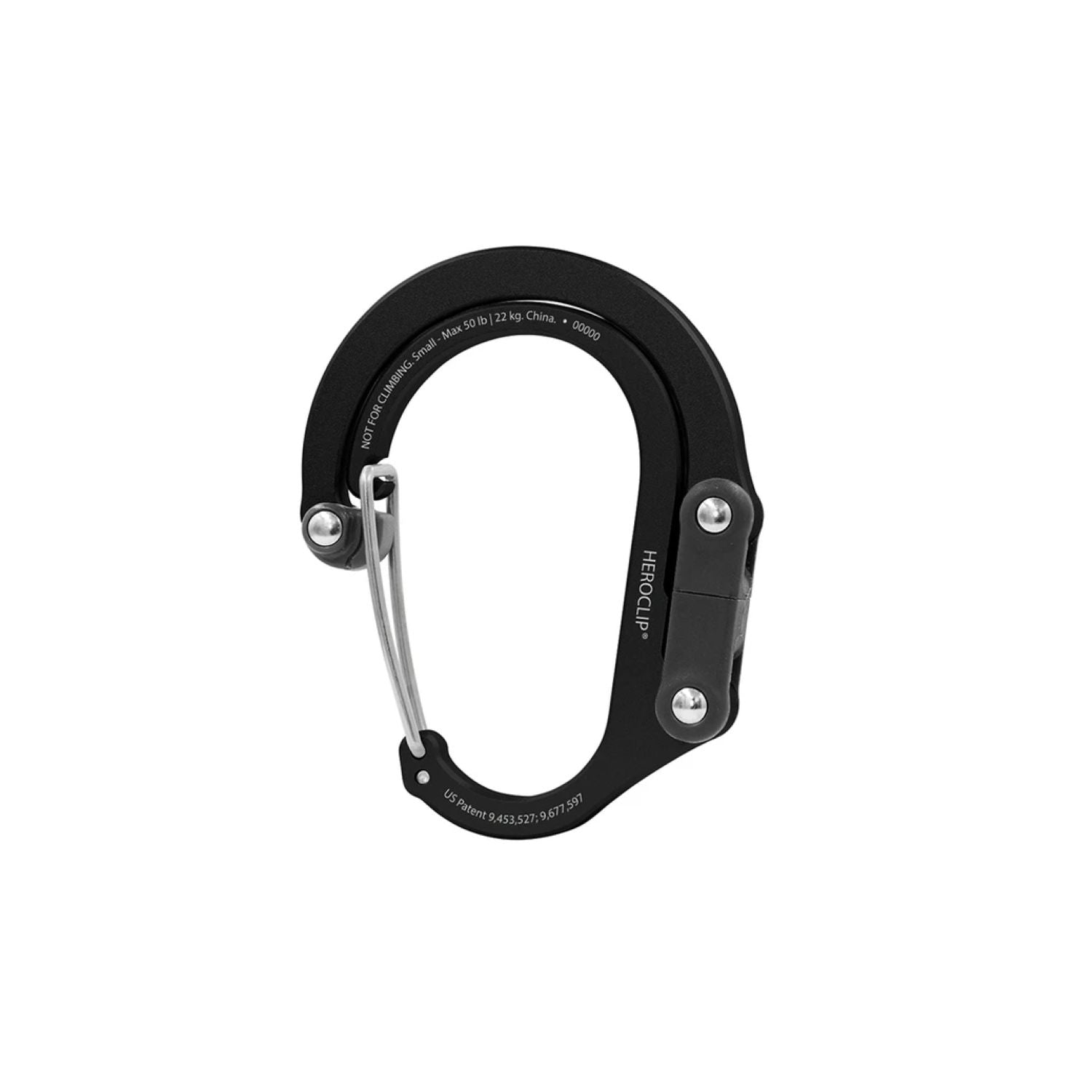 Heroclip Carabiner Small - Stealth Black
