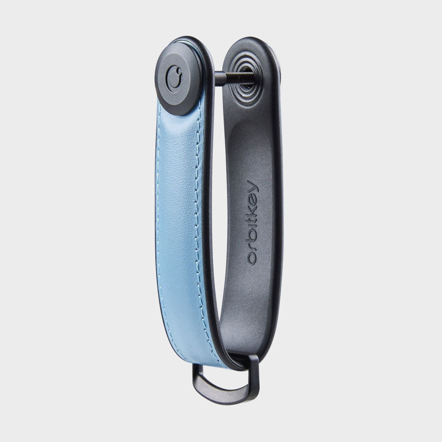 Orbitkey Hybrid Leather Key Organiser (Lake Blue)